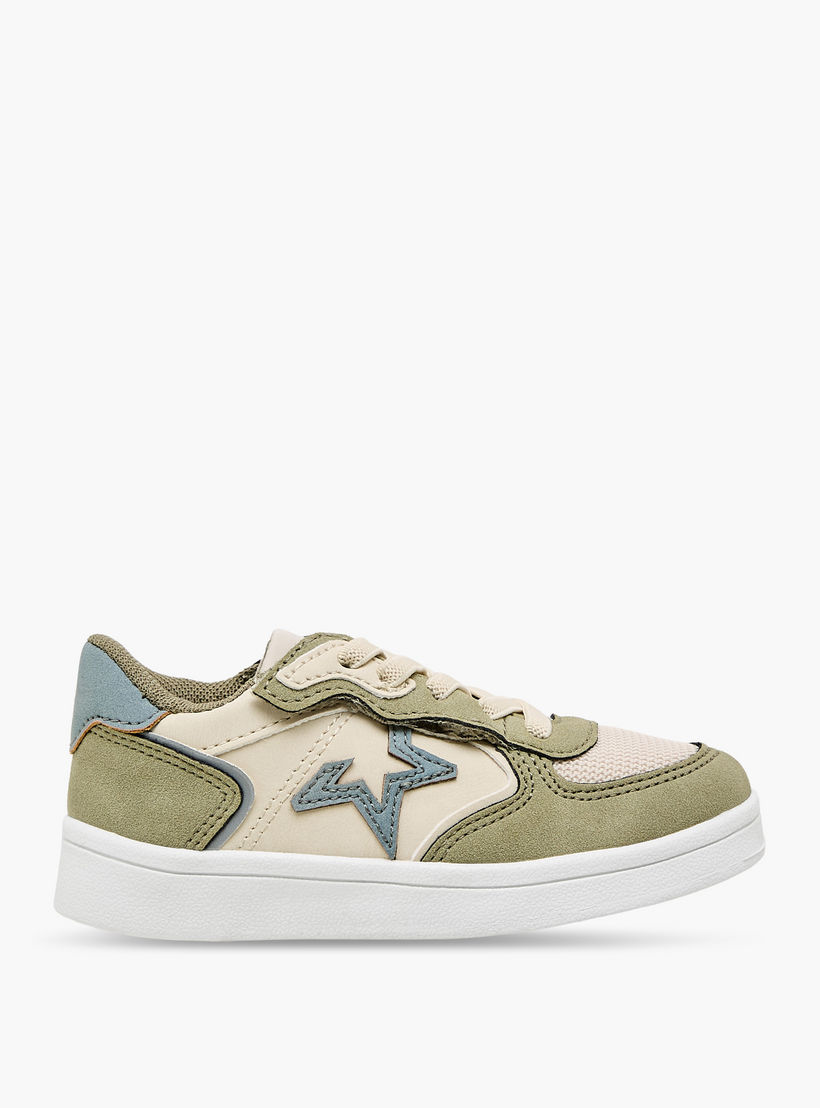 Juniors Boys Lace-Up Sneakers-boys-shoes-sneakers-image-3
