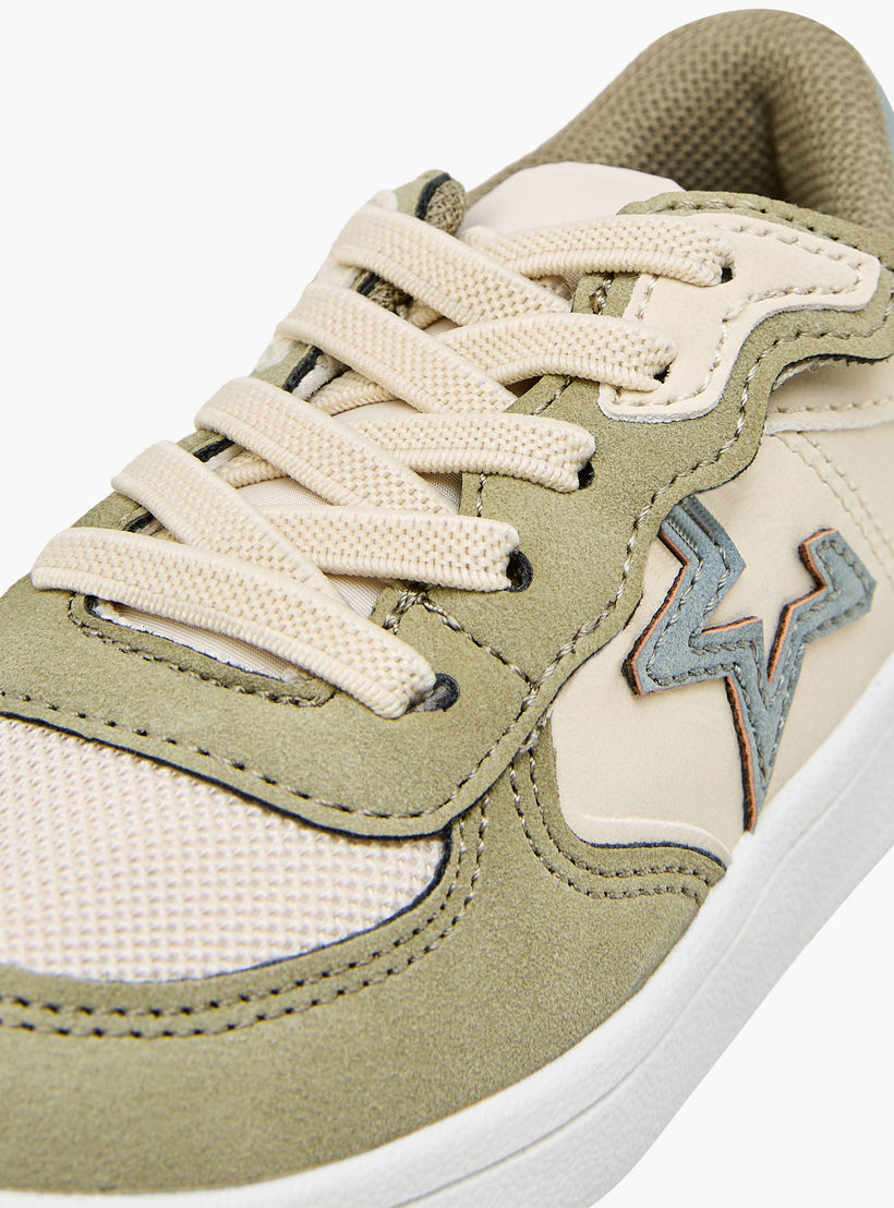 Juniors Boys Lace-Up Sneakers-boys-shoes-sneakers-image-4