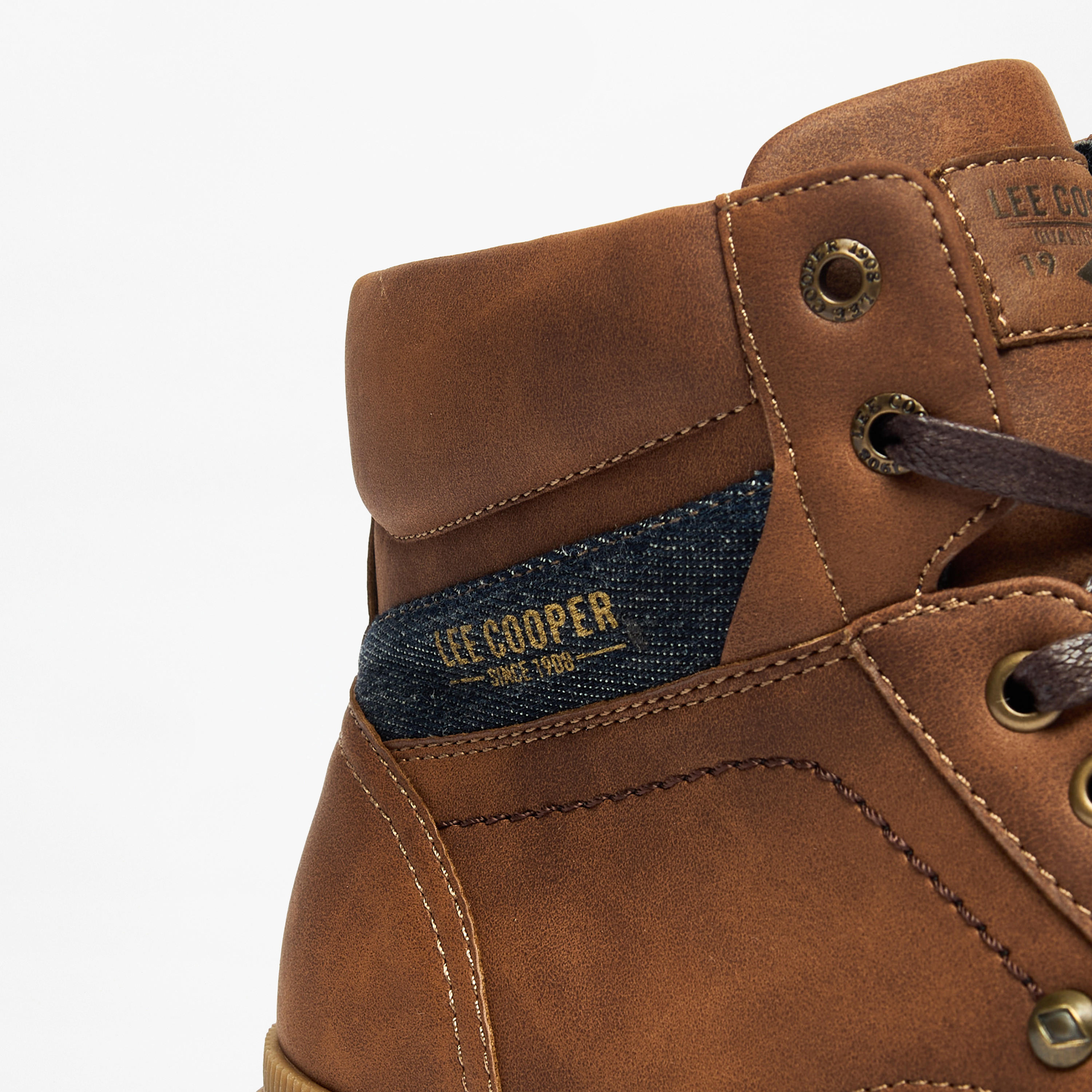 Lee Cooper Men's Solid Boots with Lace-Up Closure-men-shoes-boots-image-5