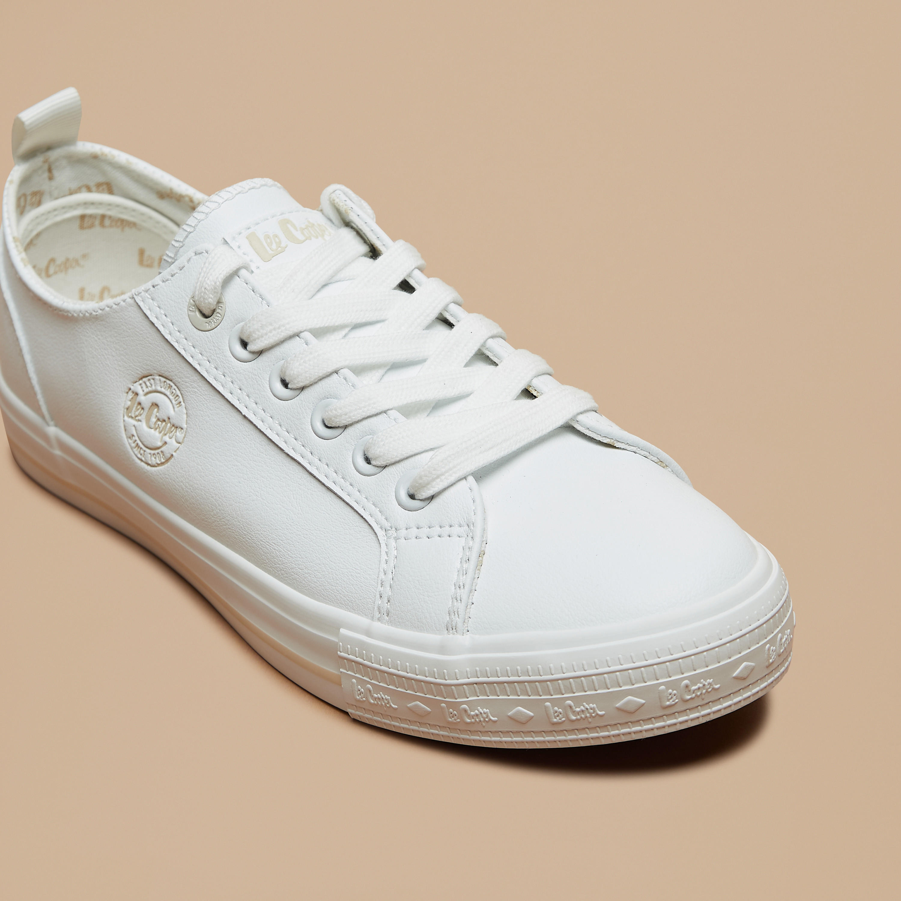 Lee Cooper Women's Lace-Up Low Ankle Sneakers-women-shoes-sneakers-image-5