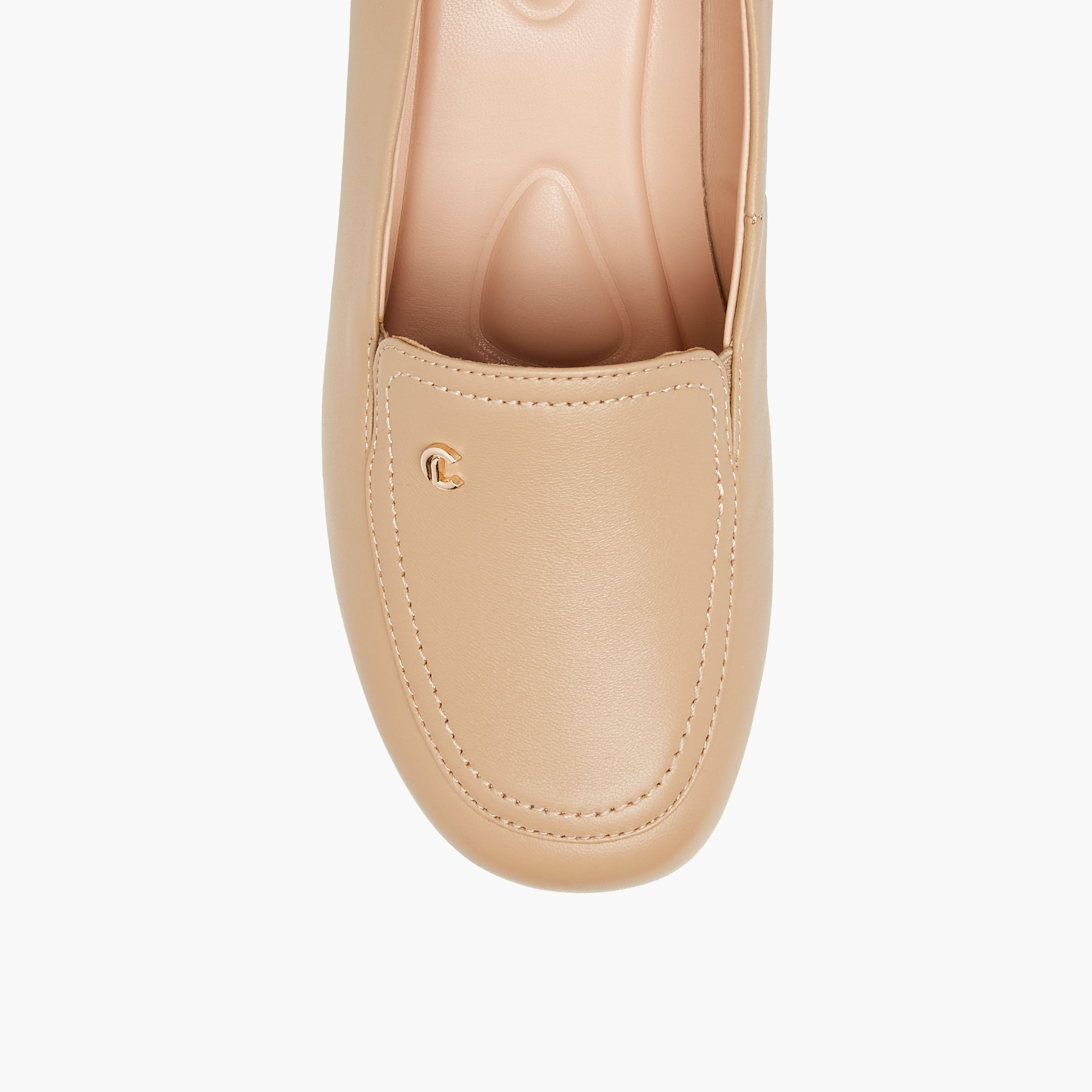 Le Confort Solid Wedge Heel Loafers-women-shoes-loafersandmoccasins-image-4