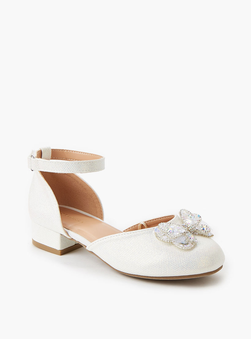 Flora Bella Girls Block Heel Shoes-girls-shoes-ballerinas-image-2