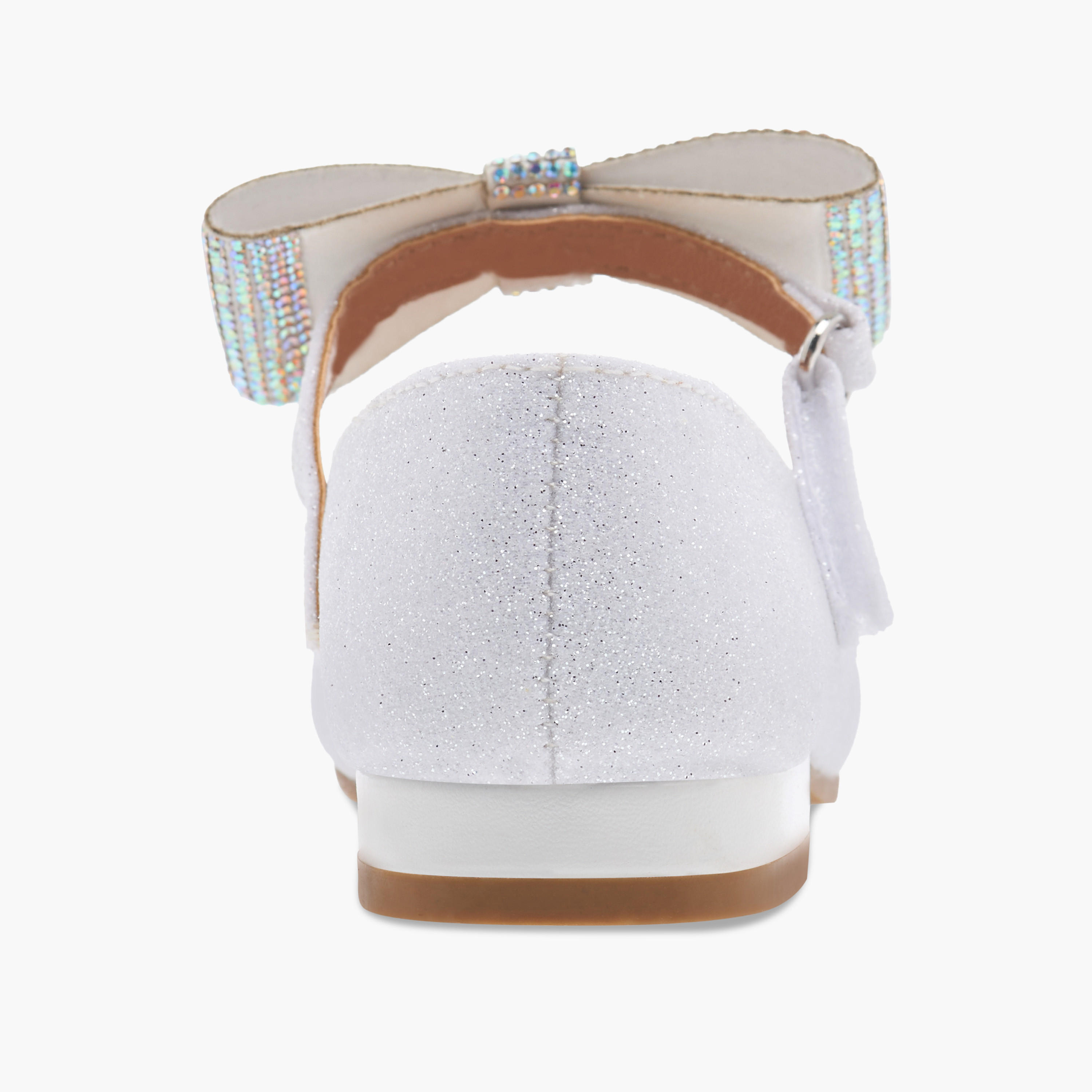حذاء باليرينا بشريط إغلاق لاصق وزينة فيونكة من فلورا بيلا-girls-shoes-ballerinas-image-5