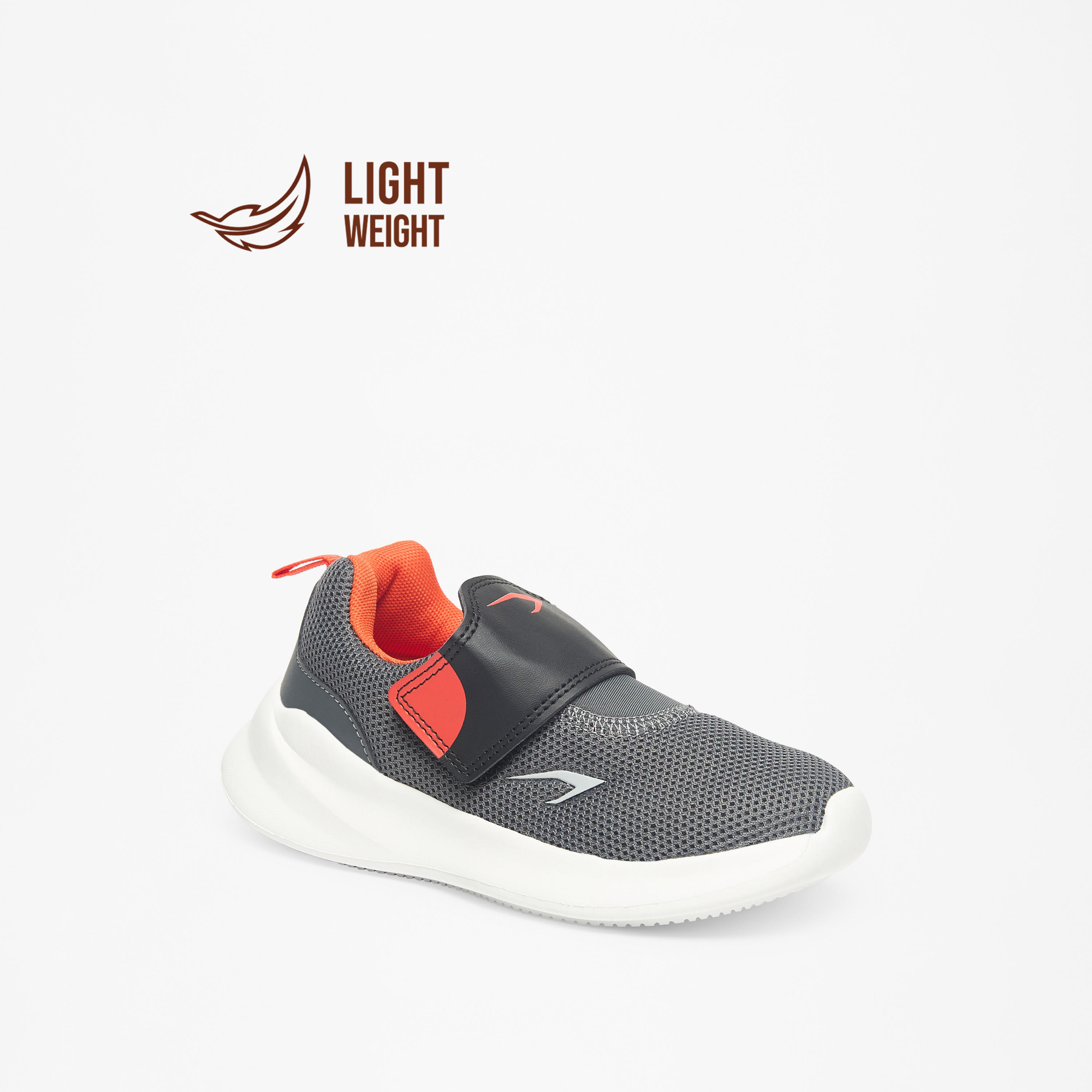 Dash Textured Lightweight Sneakers with Hook and Loop Closure-boys-shoes-sneakers-image-6