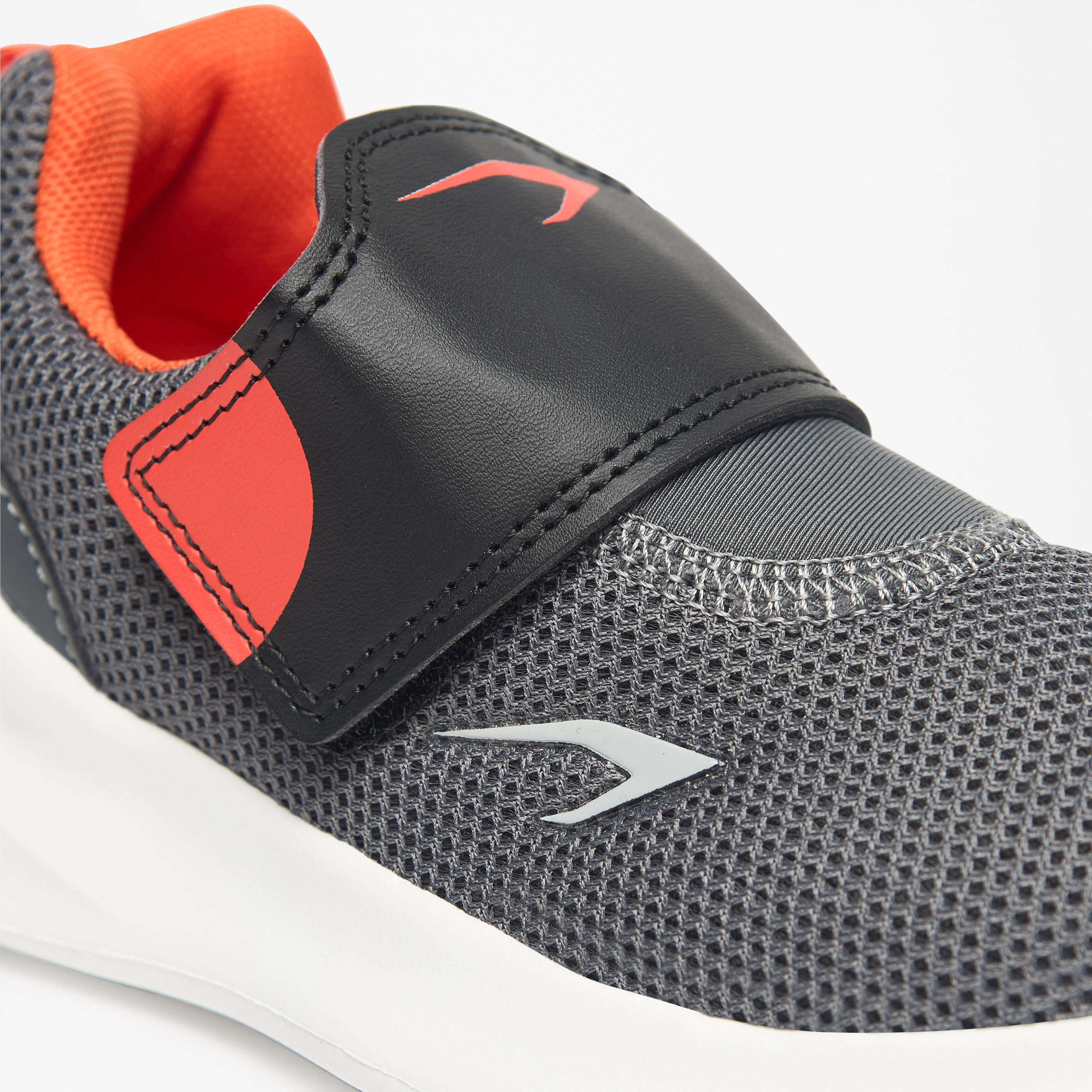 Dash Textured Lightweight Sneakers with Hook and Loop Closure-boys-shoes-sneakers-image-4