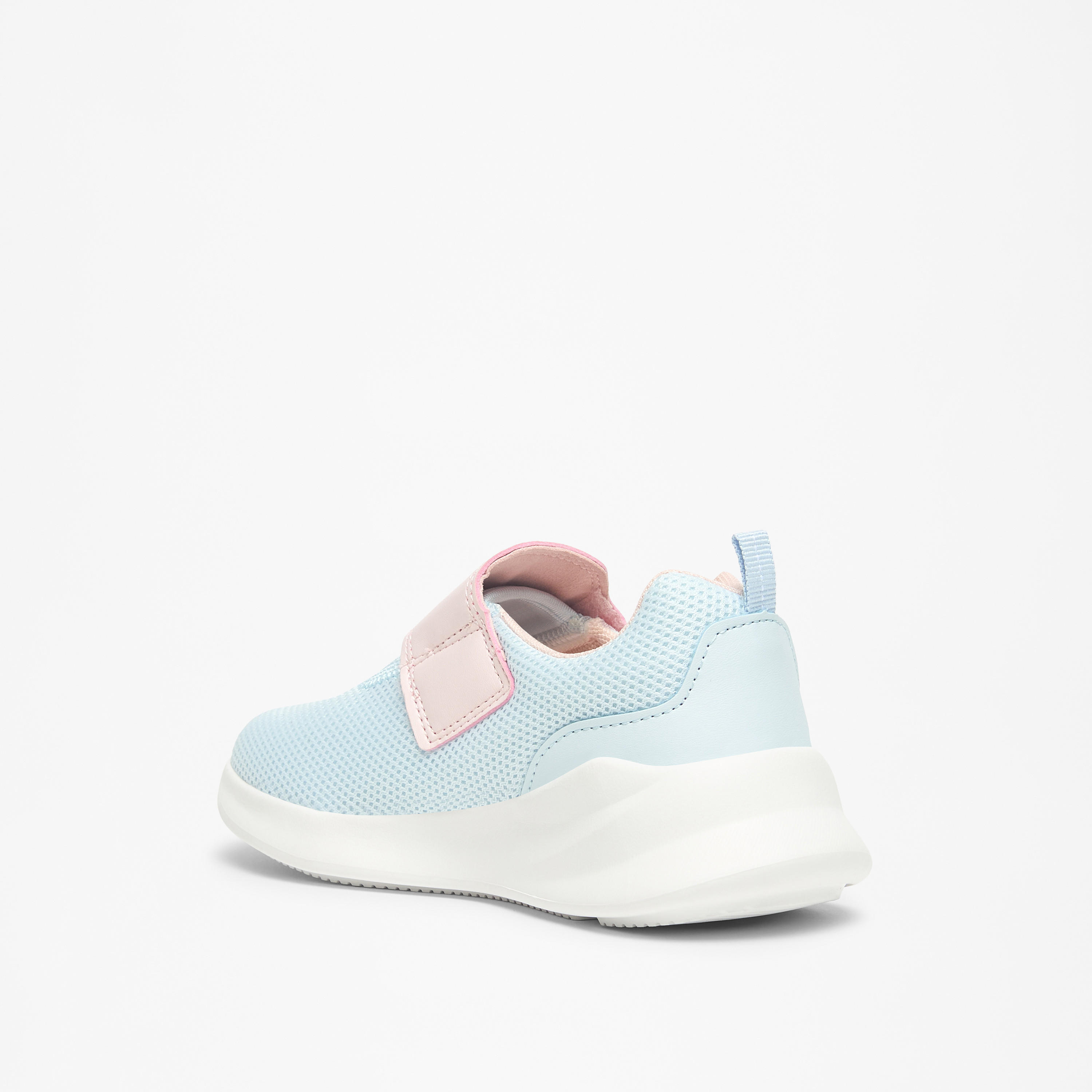 Dash Textured Lightweight Sneakers with Hook and Loop Closure-girls-shoes-sneakers-image-7