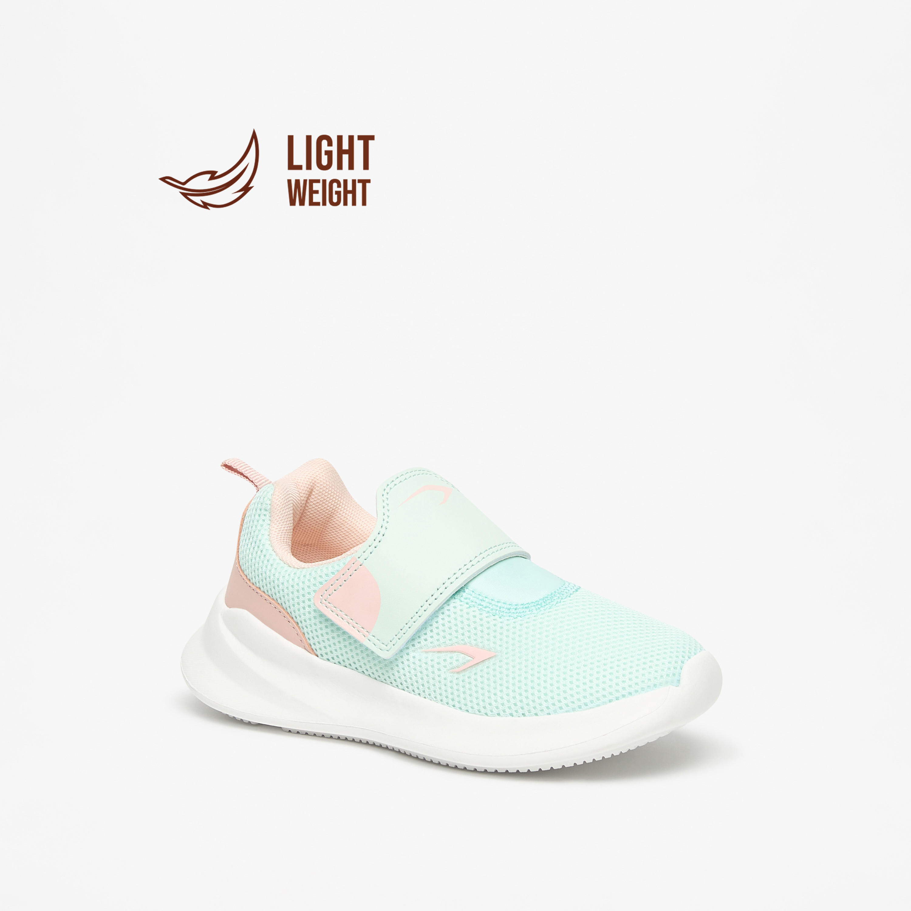 Dash Textured Lightweight Sneakers with Hook and Loop Closure-girls-shoes-sneakers-image-11