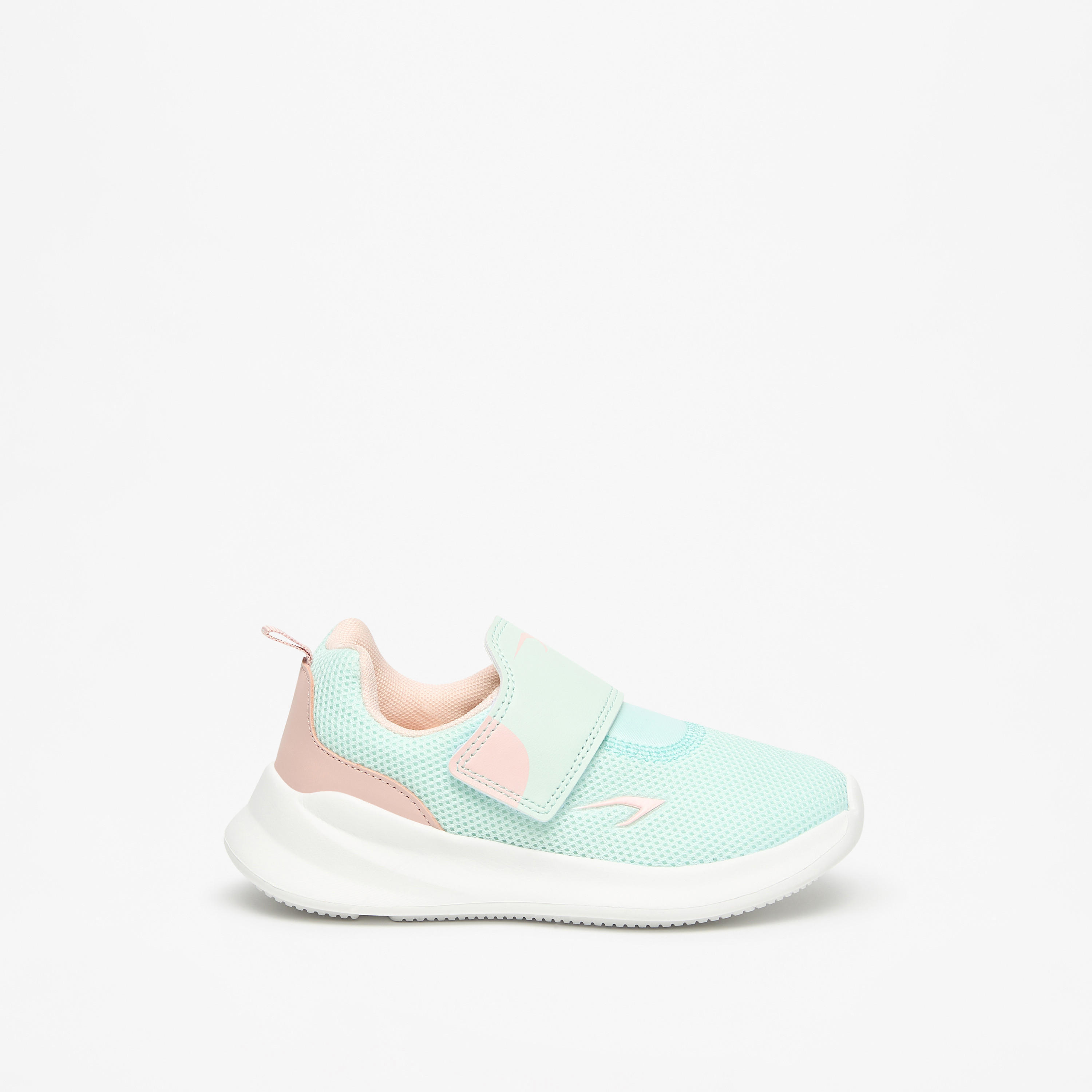 Dash Textured Lightweight Sneakers with Hook and Loop Closure-girls-shoes-sneakers-image-3