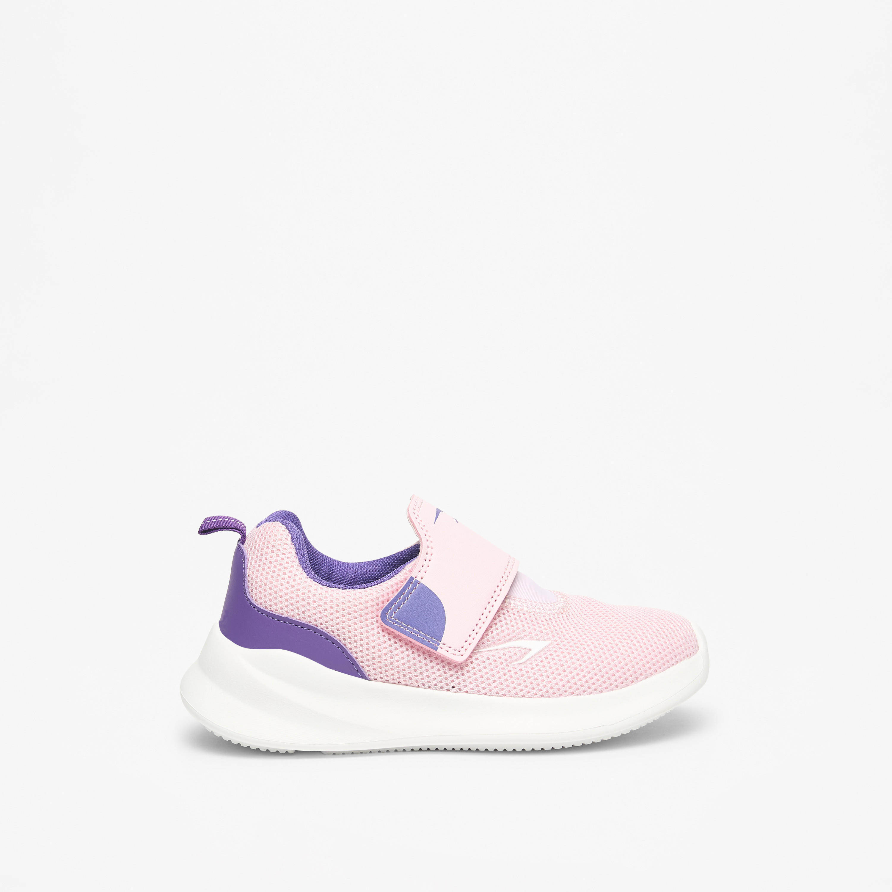 Dash Textured Lightweight Sneakers with Hook and Loop Closure-girls-shoes-sneakers-image-3