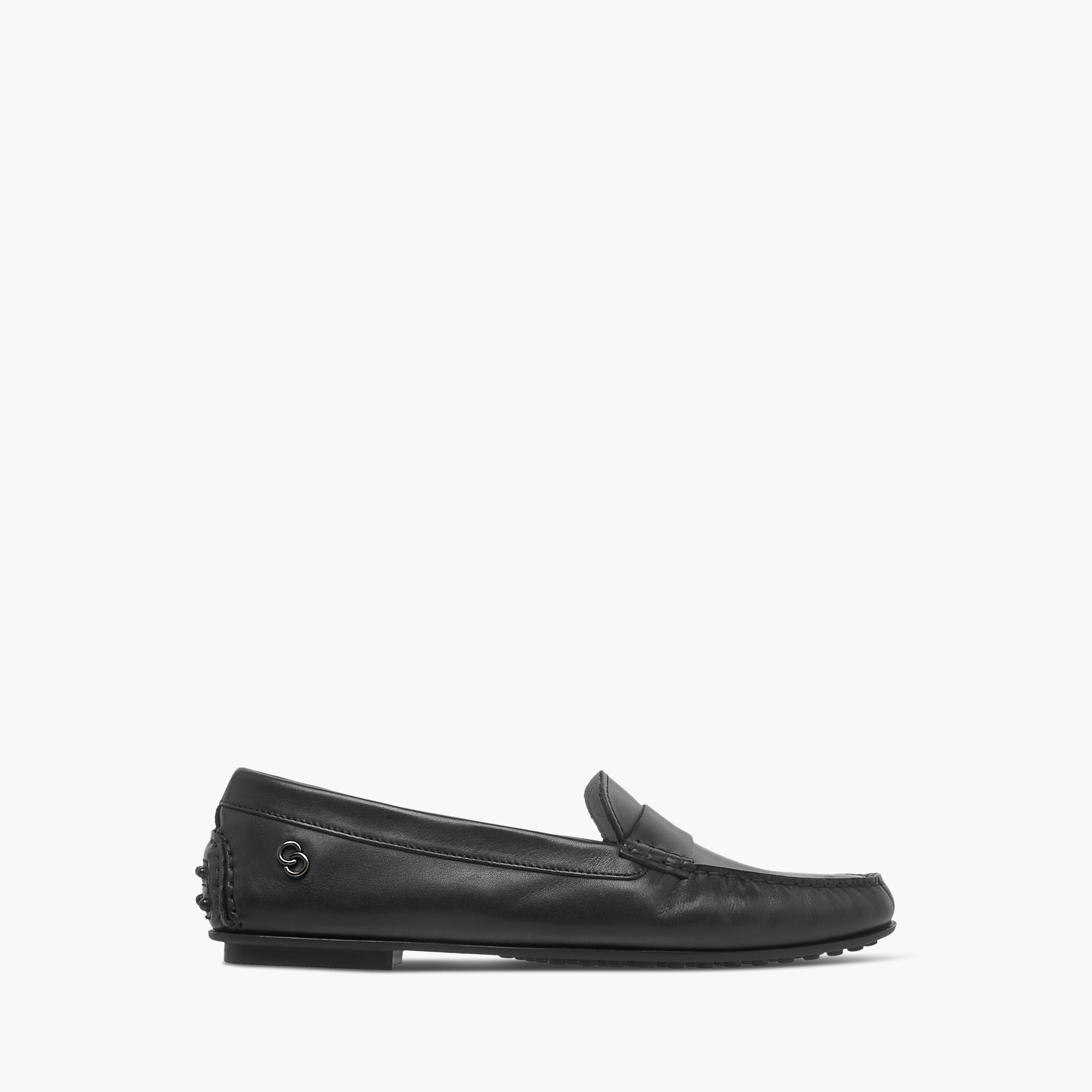 Celeste Women's Logo Accent Leather Slip-On Loafers-women-shoes-flats-loafers-image-3