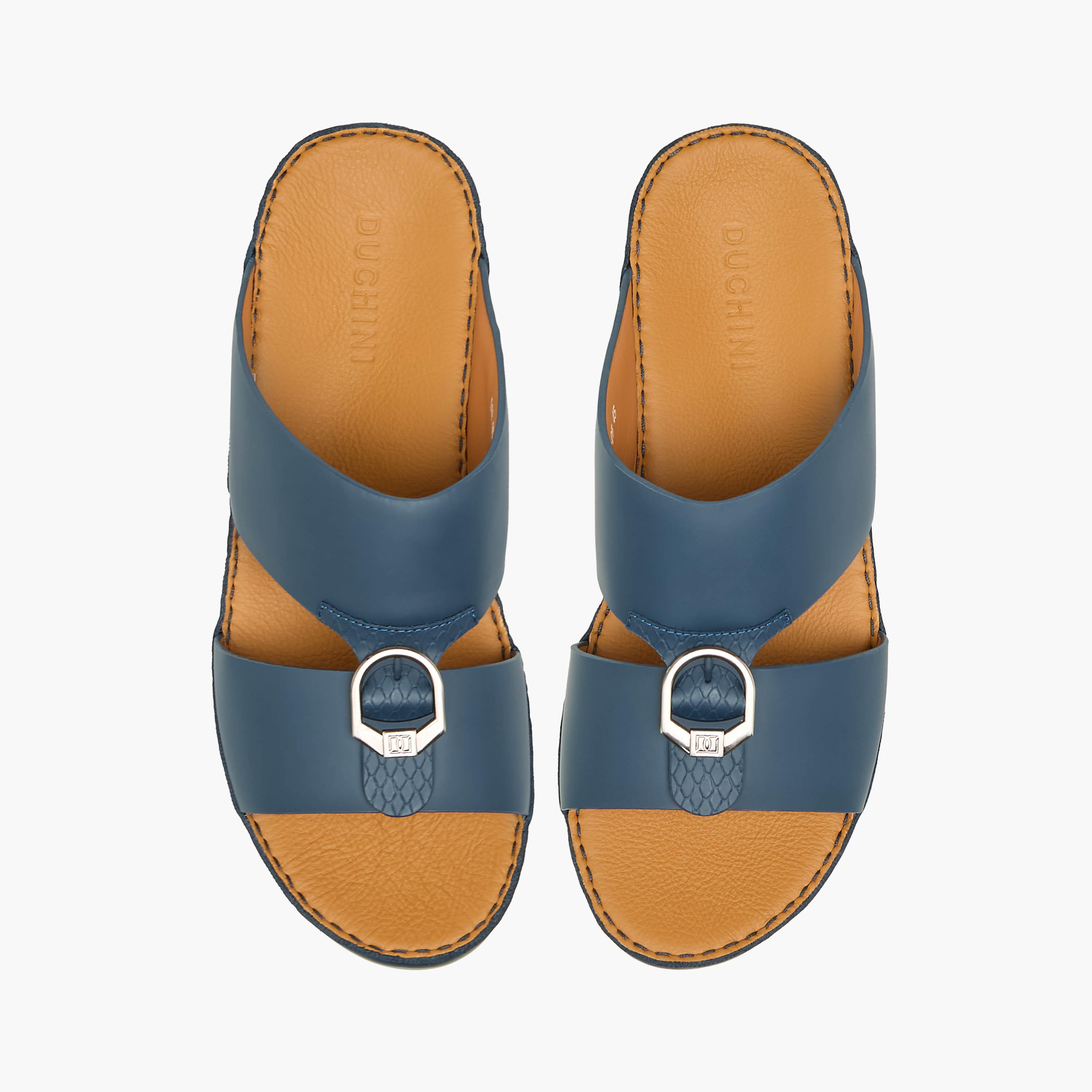 Duchini Men Buckle Accent Arabic Sandals-men-shoes-sandals-image-1