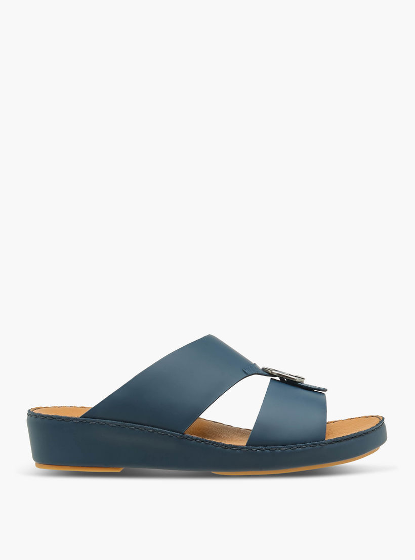 Duchini Men Buckle Accent Arabic Sandals-men-shoes-sandals-image-3