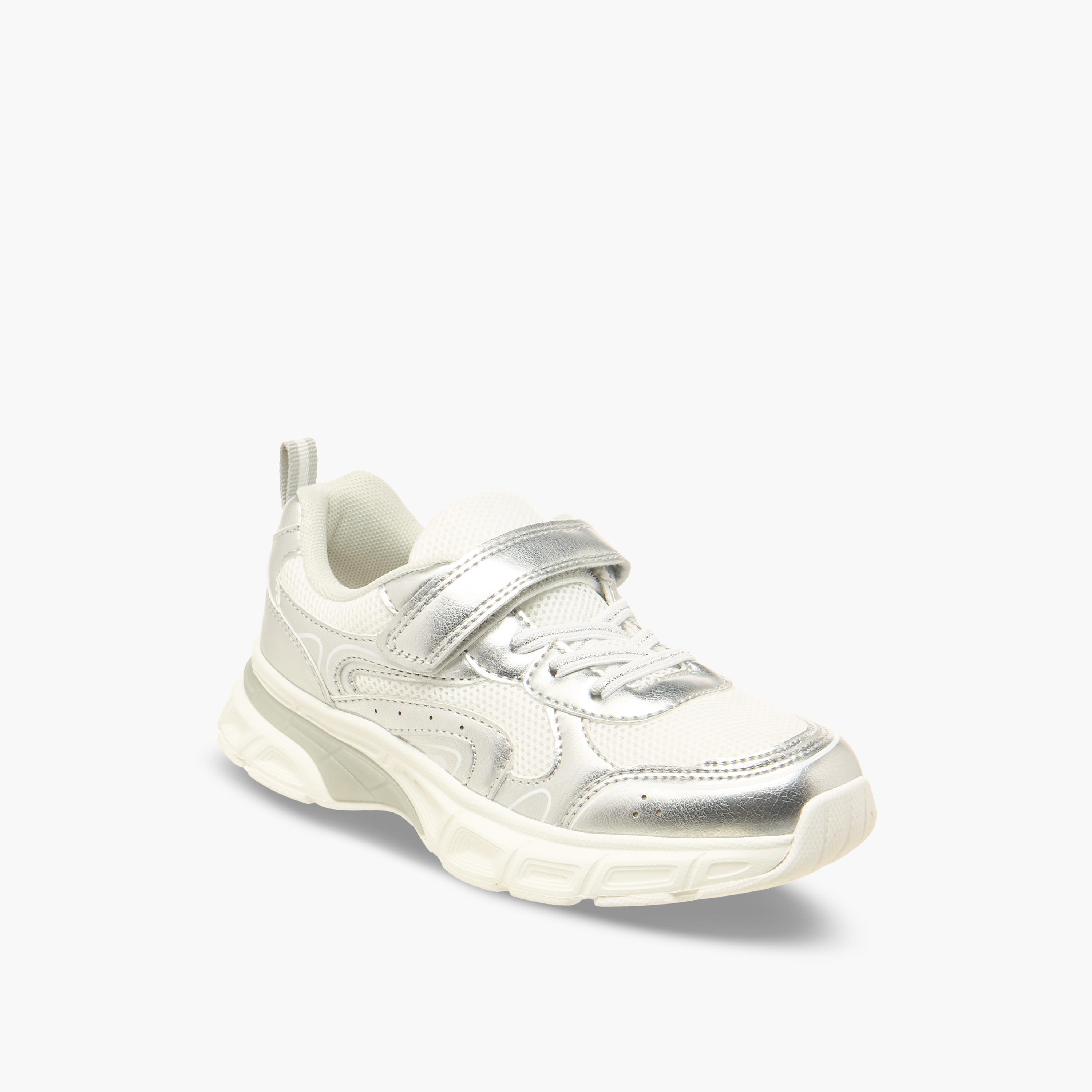 حذاء سنيكرز بشريط إغلاق لاصق للفتيات من ليتل ميسي-girls-shoes-sneakers-image-2