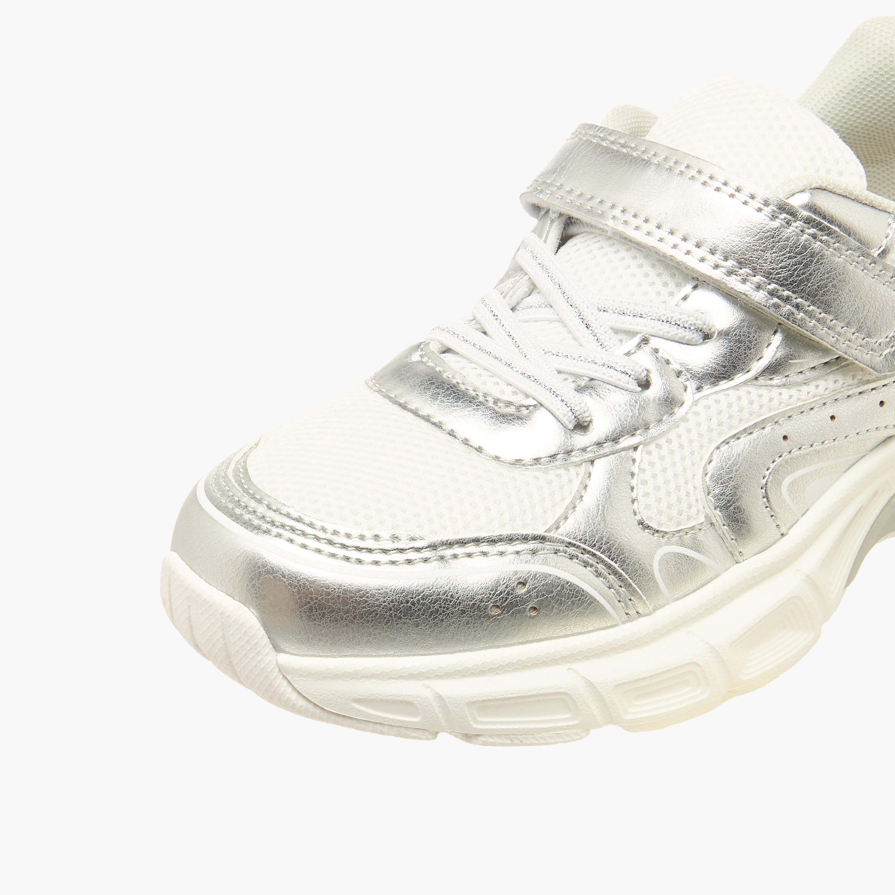 حذاء سنيكرز بشريط إغلاق لاصق للفتيات من ليتل ميسي-girls-shoes-sneakers-image-4