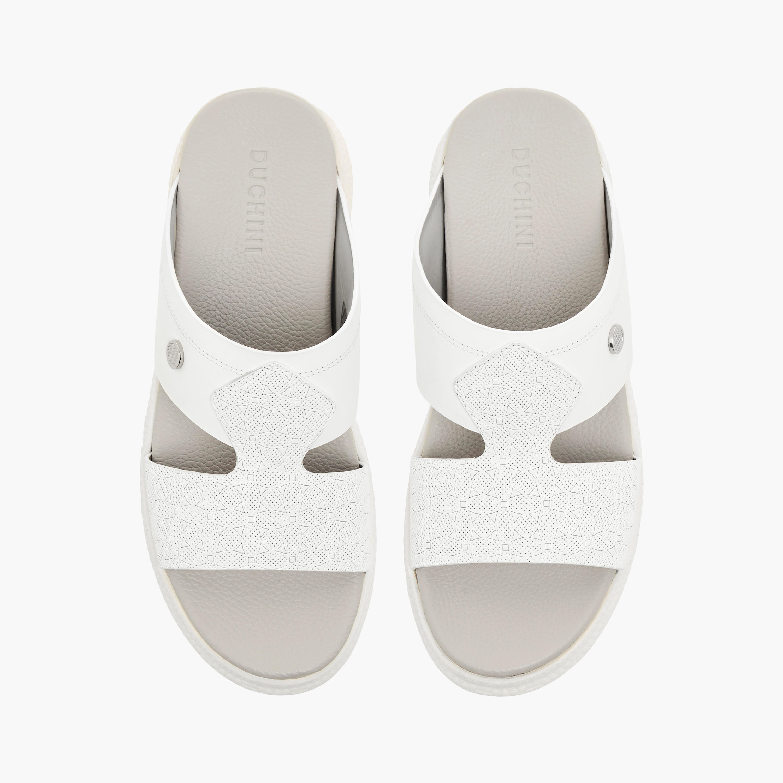 Duchini Men Textured Strap Arabic Sandals-men-shoes-sandals-image-1
