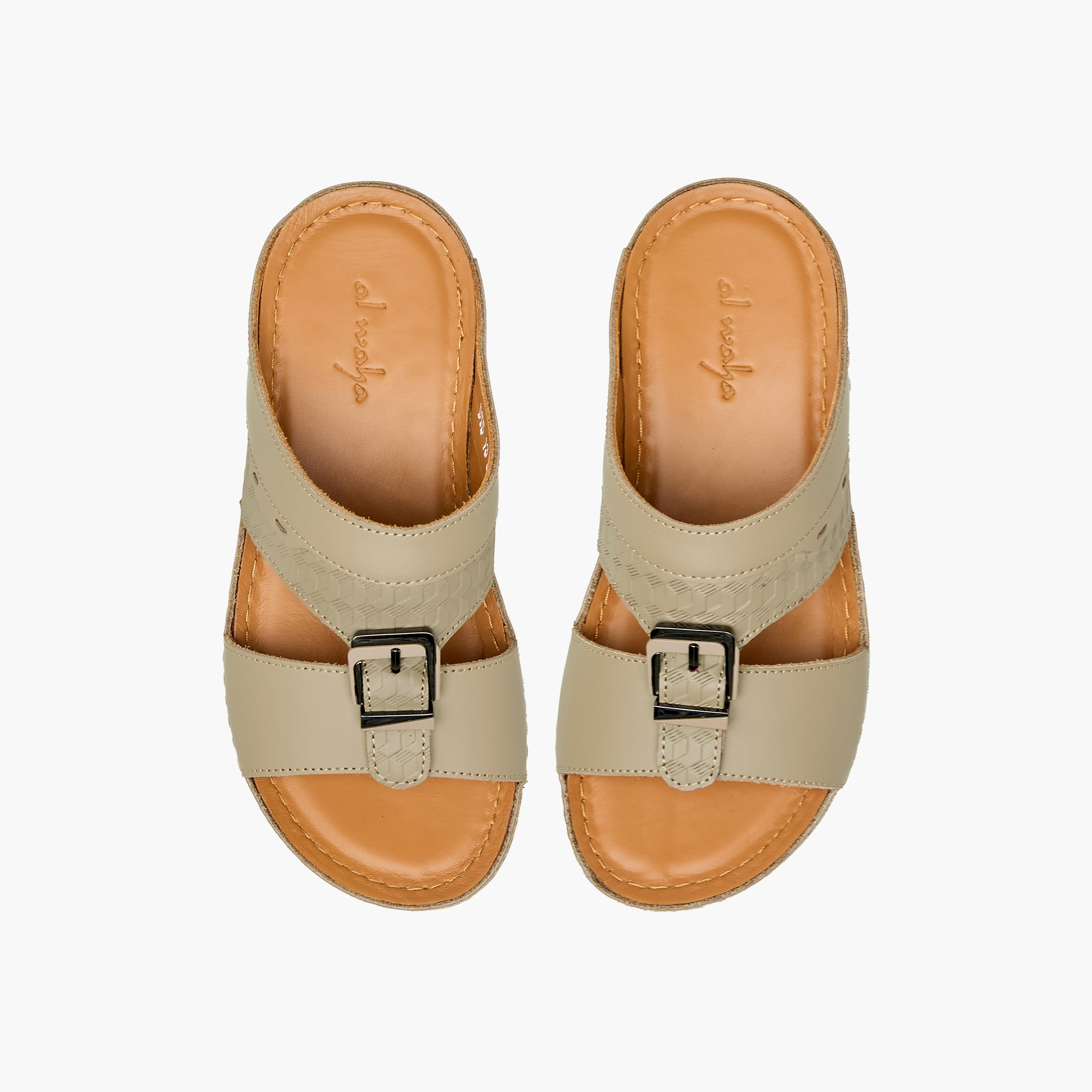 Al Waha Boys Buckle Accent Arabic Sandals-boys-shoes-sandals-image-1