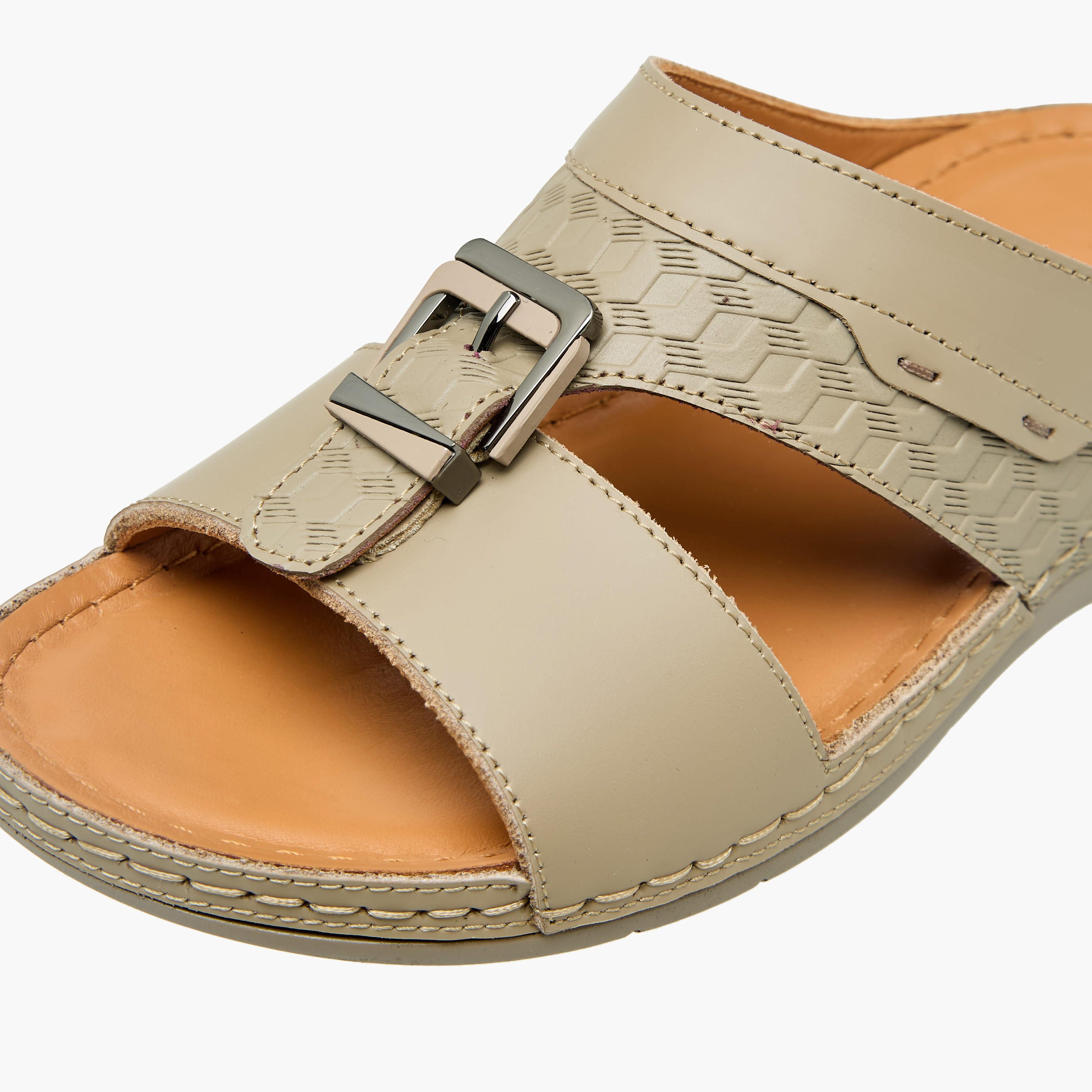 Al Waha Boys Buckle Accent Arabic Sandals-boys-shoes-sandals-image-4