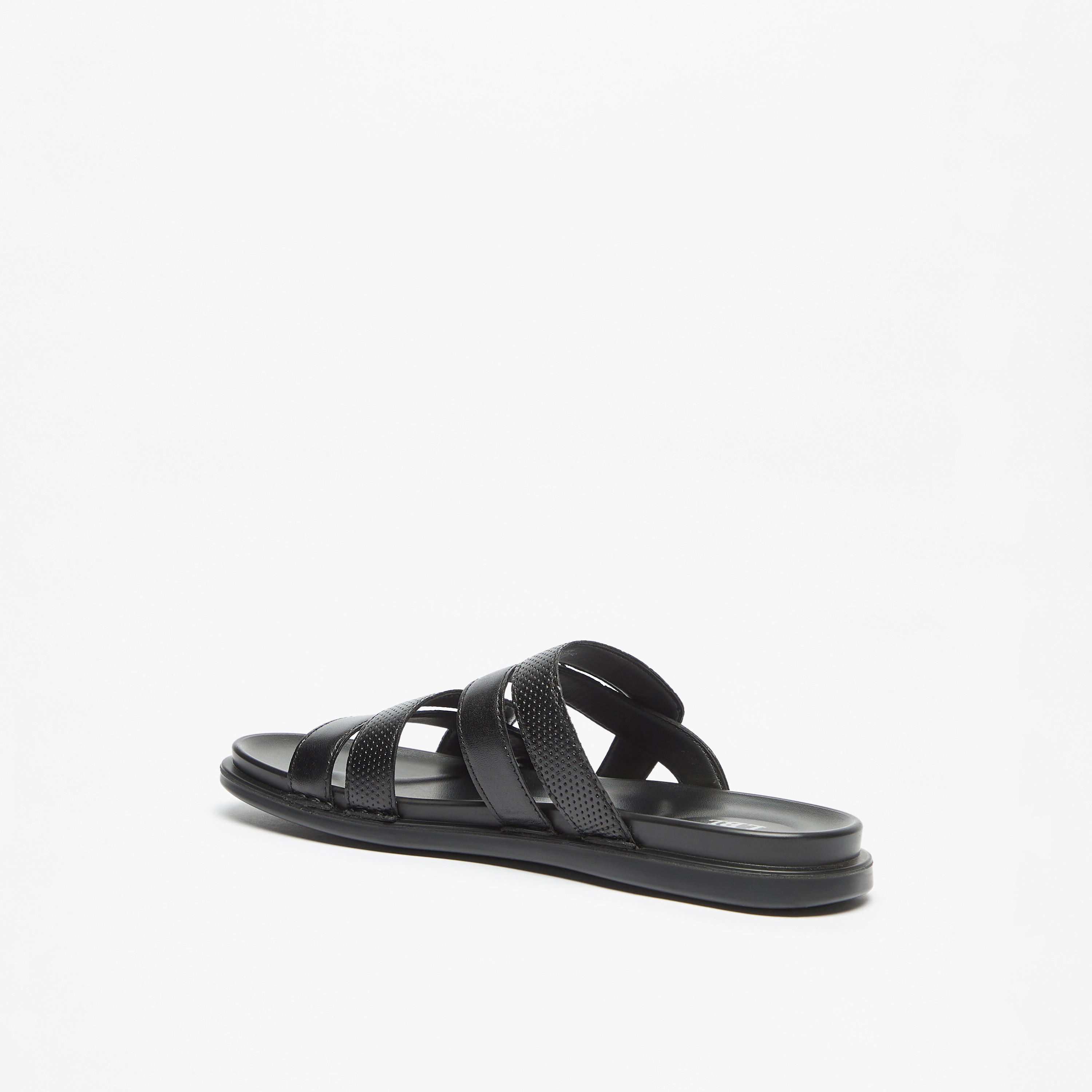 Textured Slip-On Arabic Sandals-men-shoes-sandals-image-2