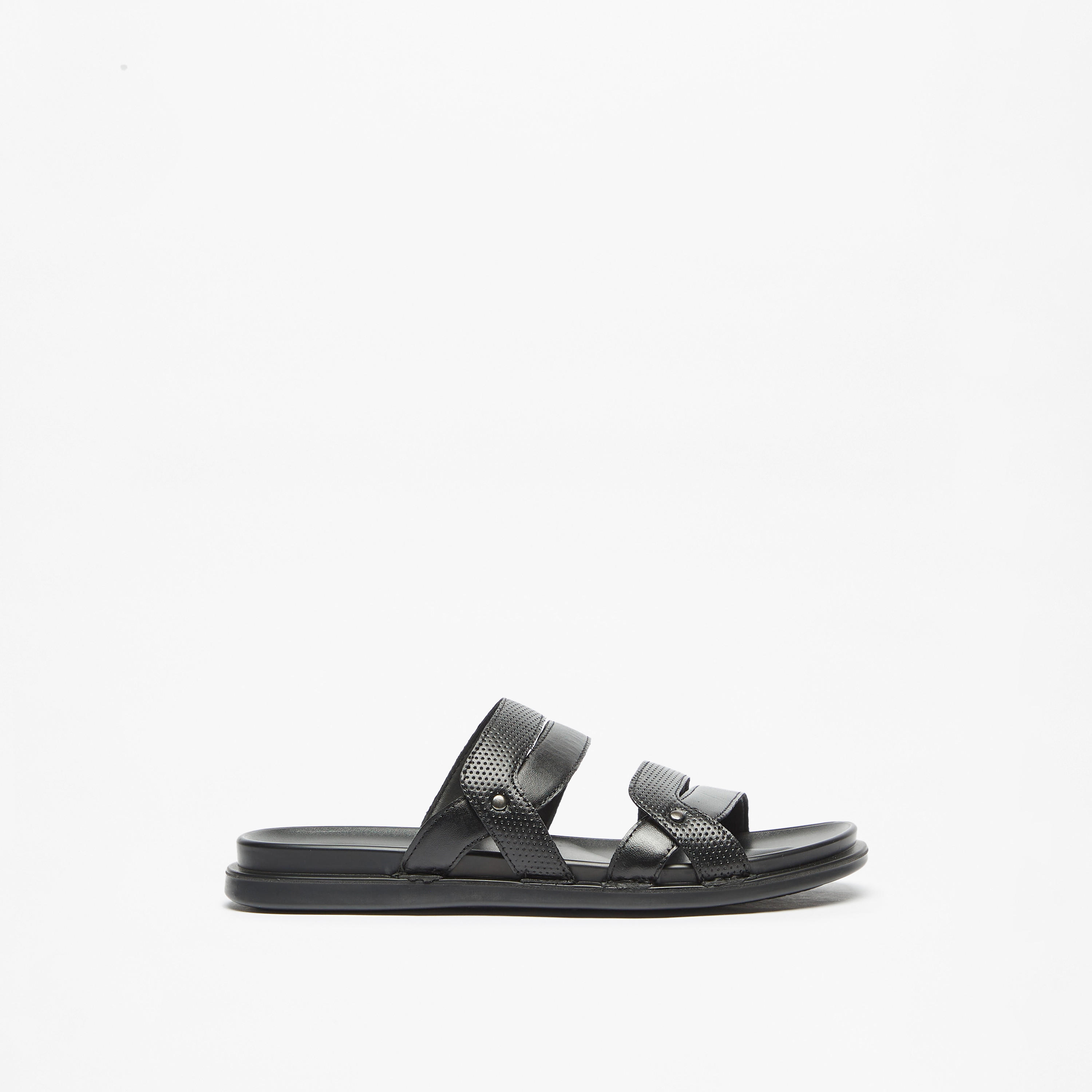 Textured Slip-On Arabic Sandals-men-shoes-sandals-image-3
