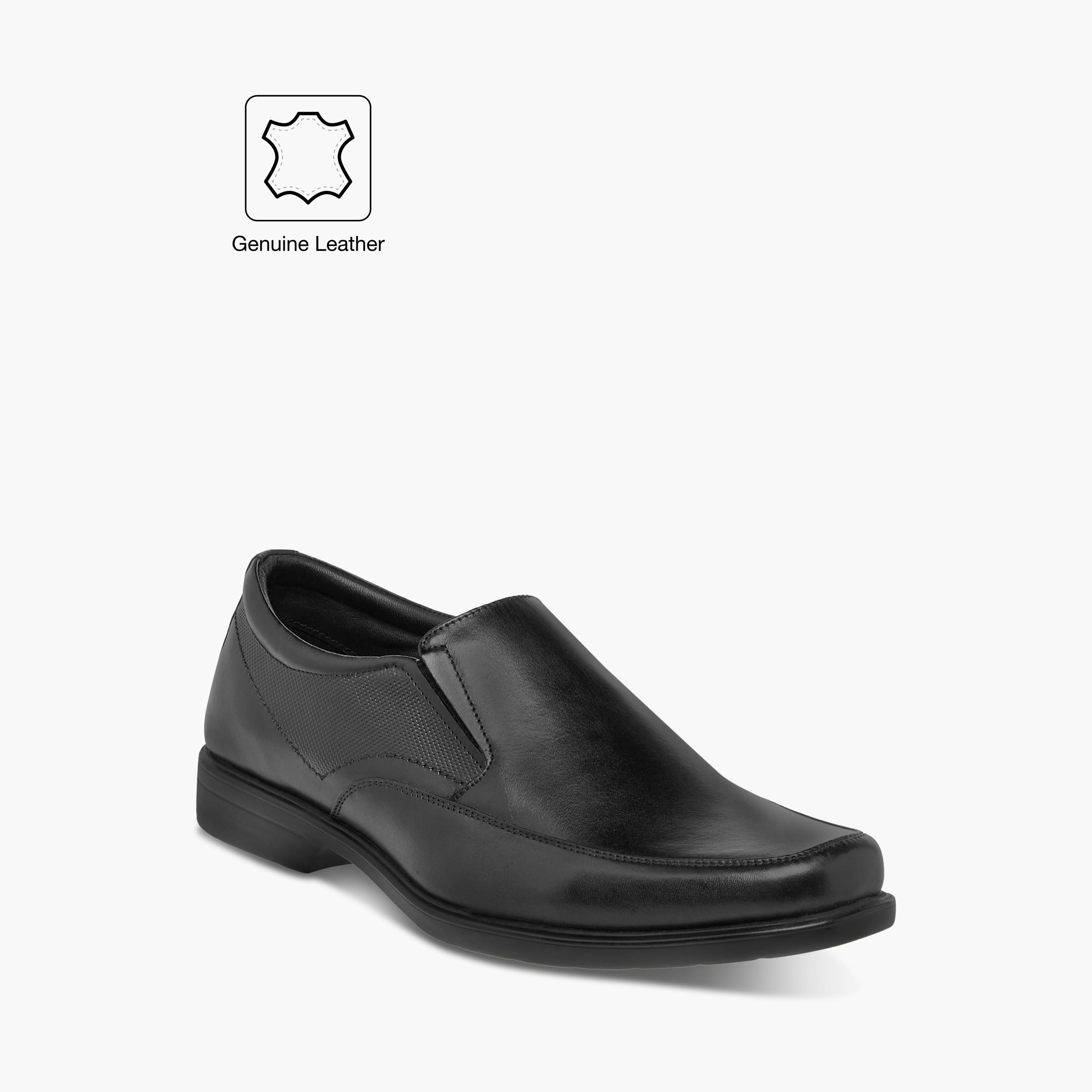 Duchini Men's Leather Panelled Slip-On Loafers-men-shoes-formalshoes-image-2