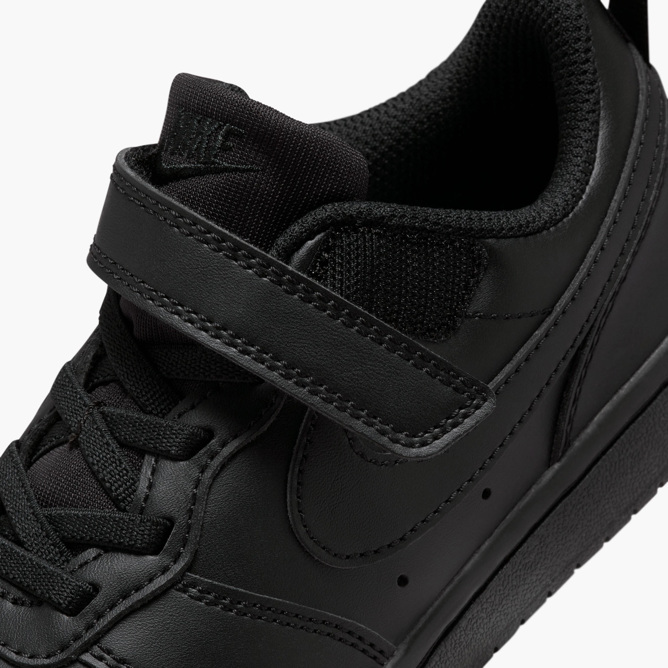 Nike Boys' COURT BOROUGH LOW RECRAFT BPV School Shoes with Hook and Loop Closure - DV5457-002-boys-shoes-schoolshoes-image-3