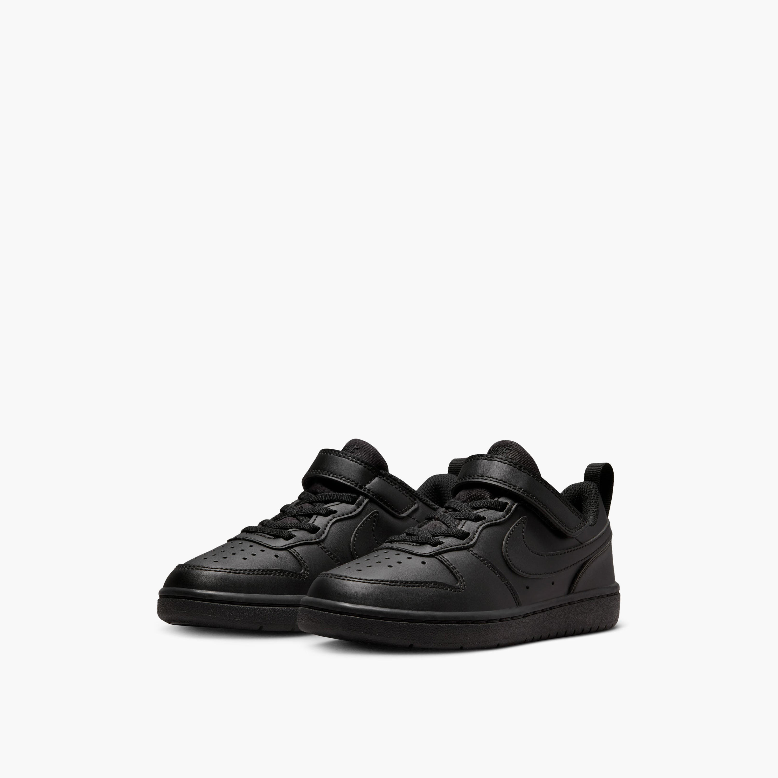 Nike Boys' COURT BOROUGH LOW RECRAFT BPV School Shoes with Hook and Loop Closure - DV5457-002-boys-shoes-schoolshoes-image-5