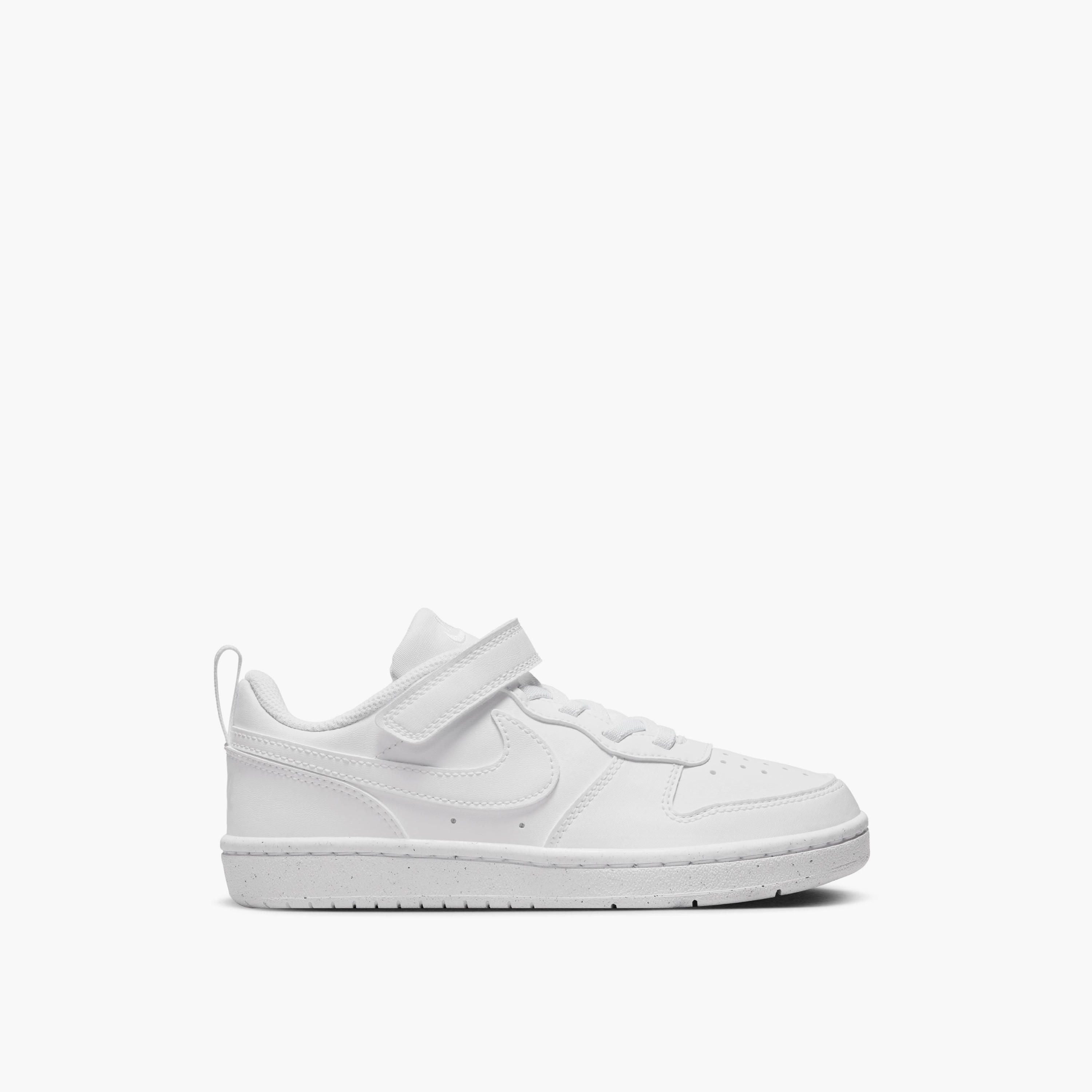 Nike Boys' COURT BOROUGH LOW RECRAFT BPV School Shoes with Hook and Loop Closure - DV5457-106-boys-shoes-schoolshoes-image-1
