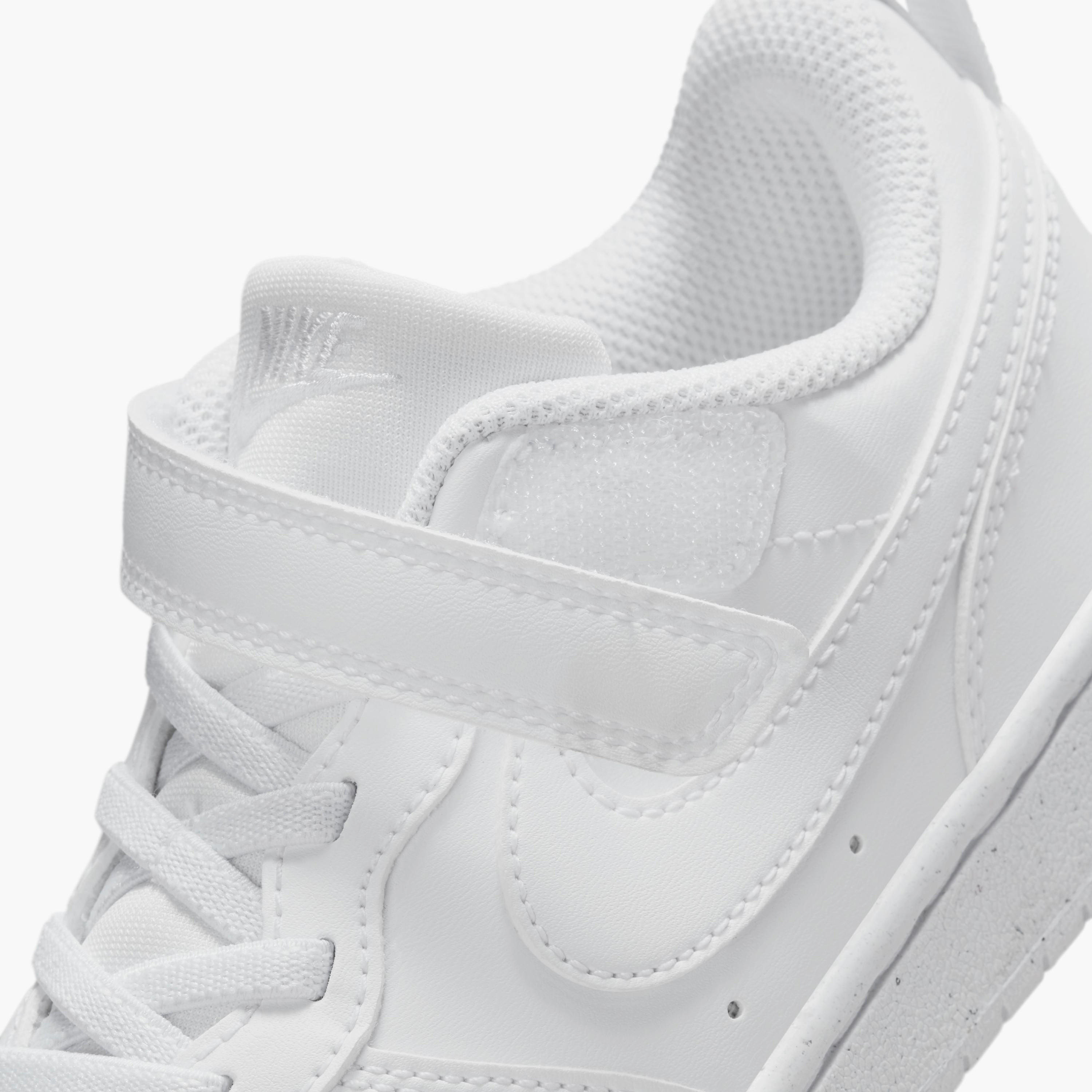 Nike Boys' COURT BOROUGH LOW RECRAFT BPV School Shoes with Hook and Loop Closure - DV5457-106-boys-shoes-schoolshoes-image-3