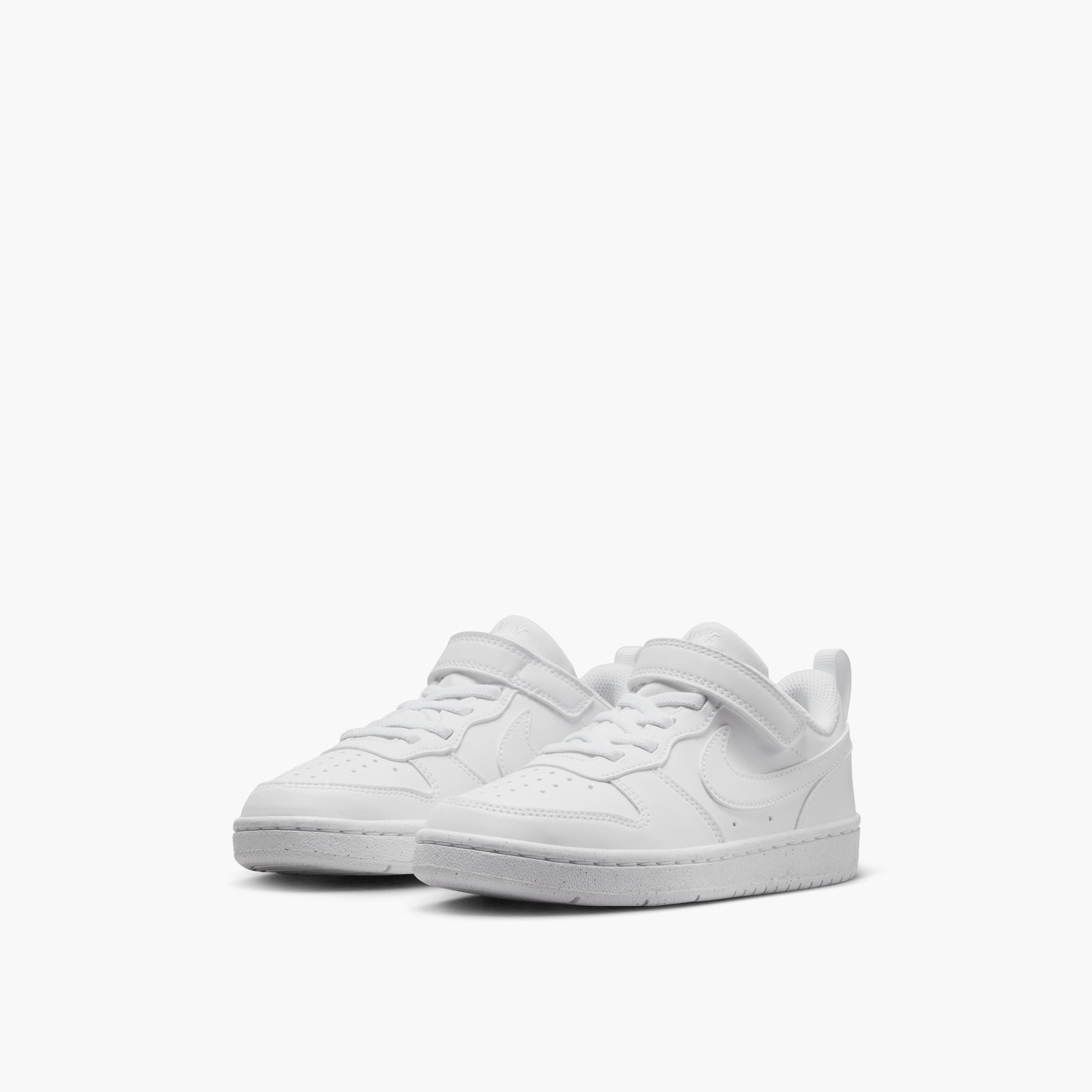 Nike Boys' COURT BOROUGH LOW RECRAFT BPV School Shoes with Hook and Loop Closure - DV5457-106-boys-shoes-schoolshoes-image-4