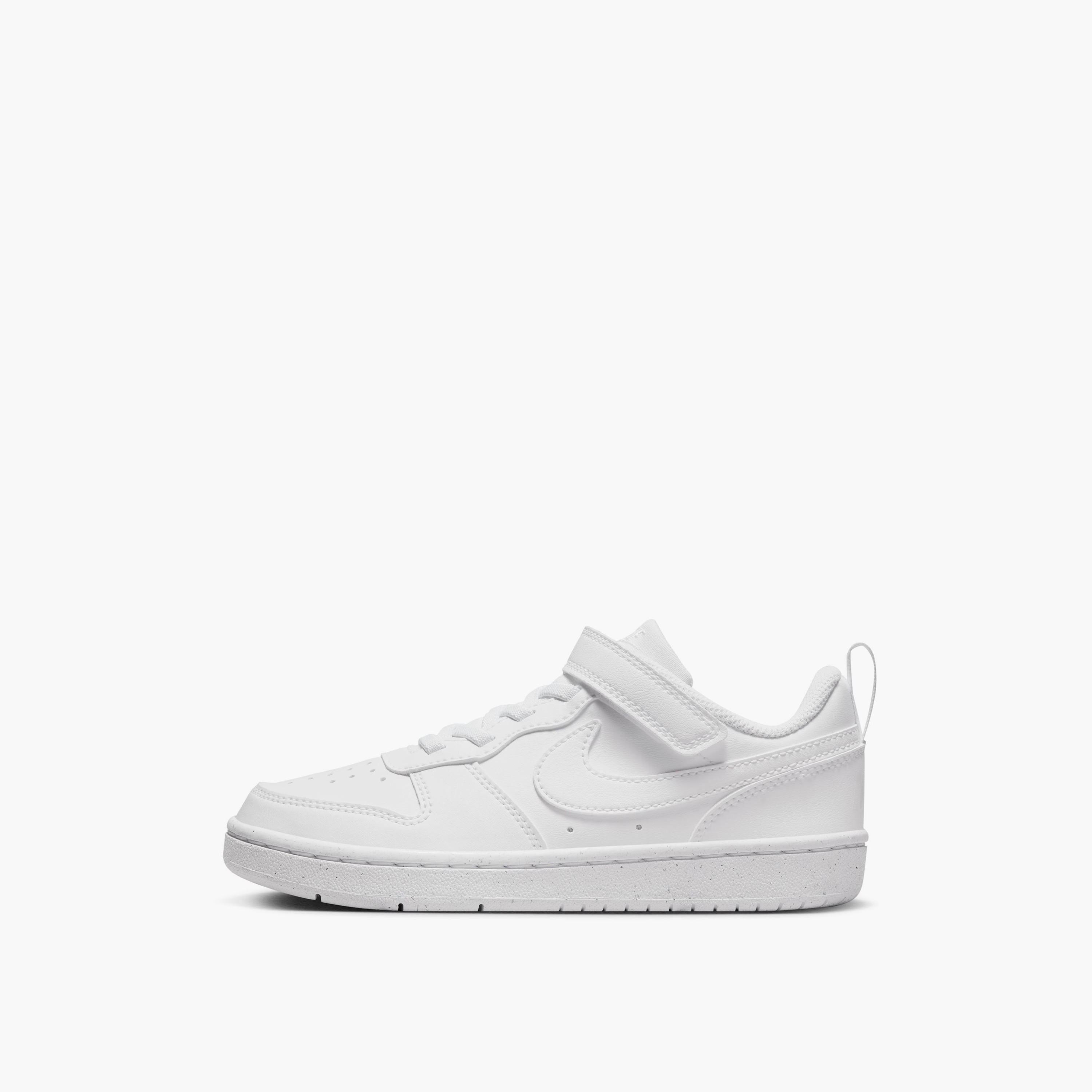 Nike Boys' COURT BOROUGH LOW RECRAFT BPV School Shoes with Hook and Loop Closure - DV5457-106-boys-shoes-schoolshoes-image-7