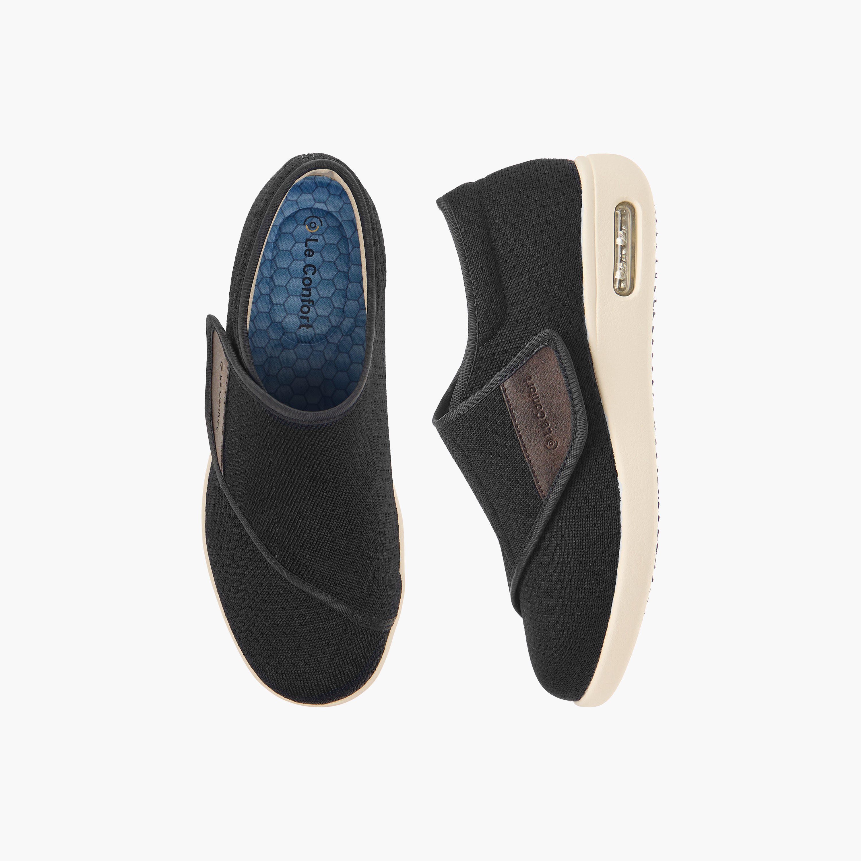 Le Confort Flap Detail Slip-On Comfort Diabetic Shoes-women-shoes-flats-loafers-image-1