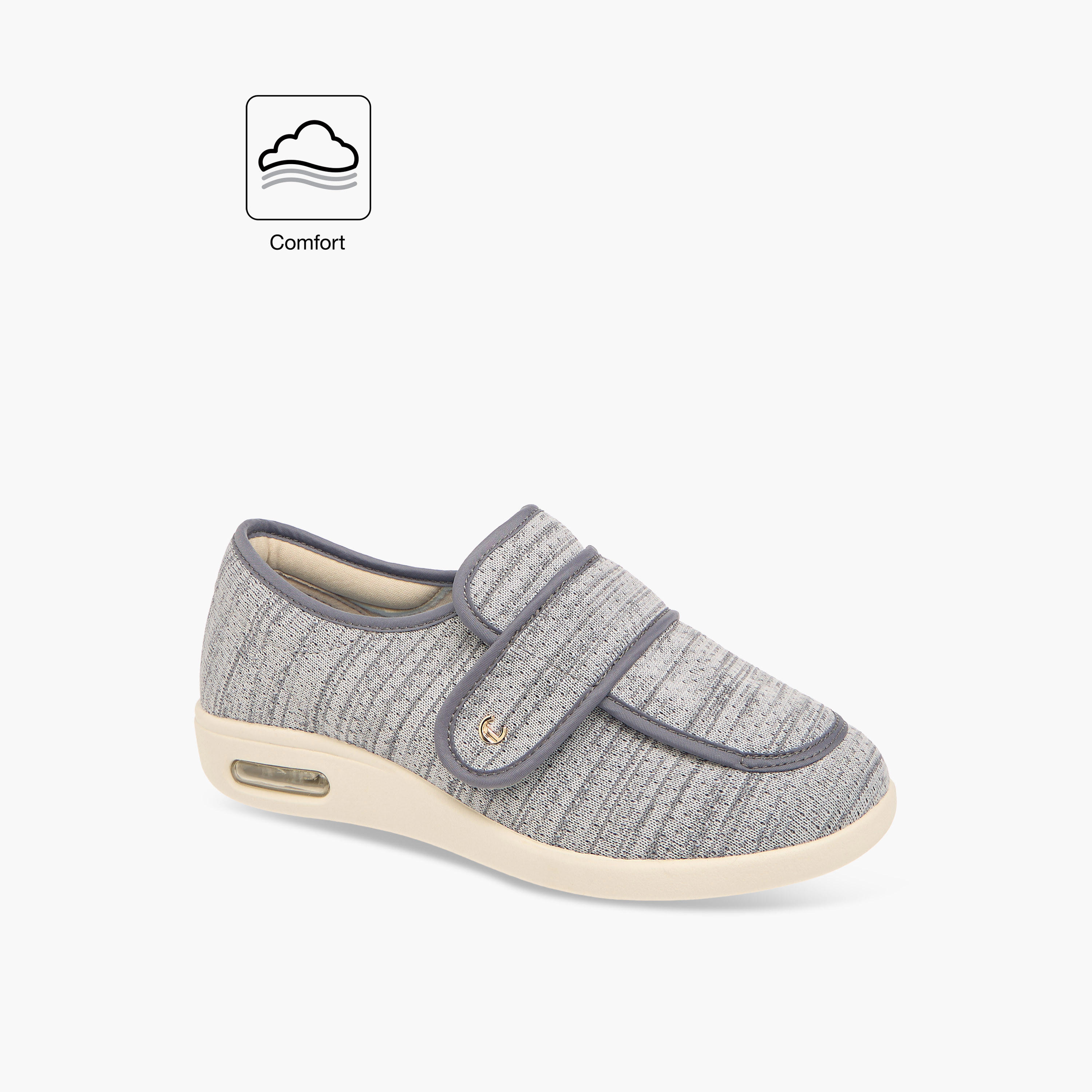 Le Confort Flap Detail Slip-On Comfort Diabetic Shoes-women-shoes-flats-loafers-image-2