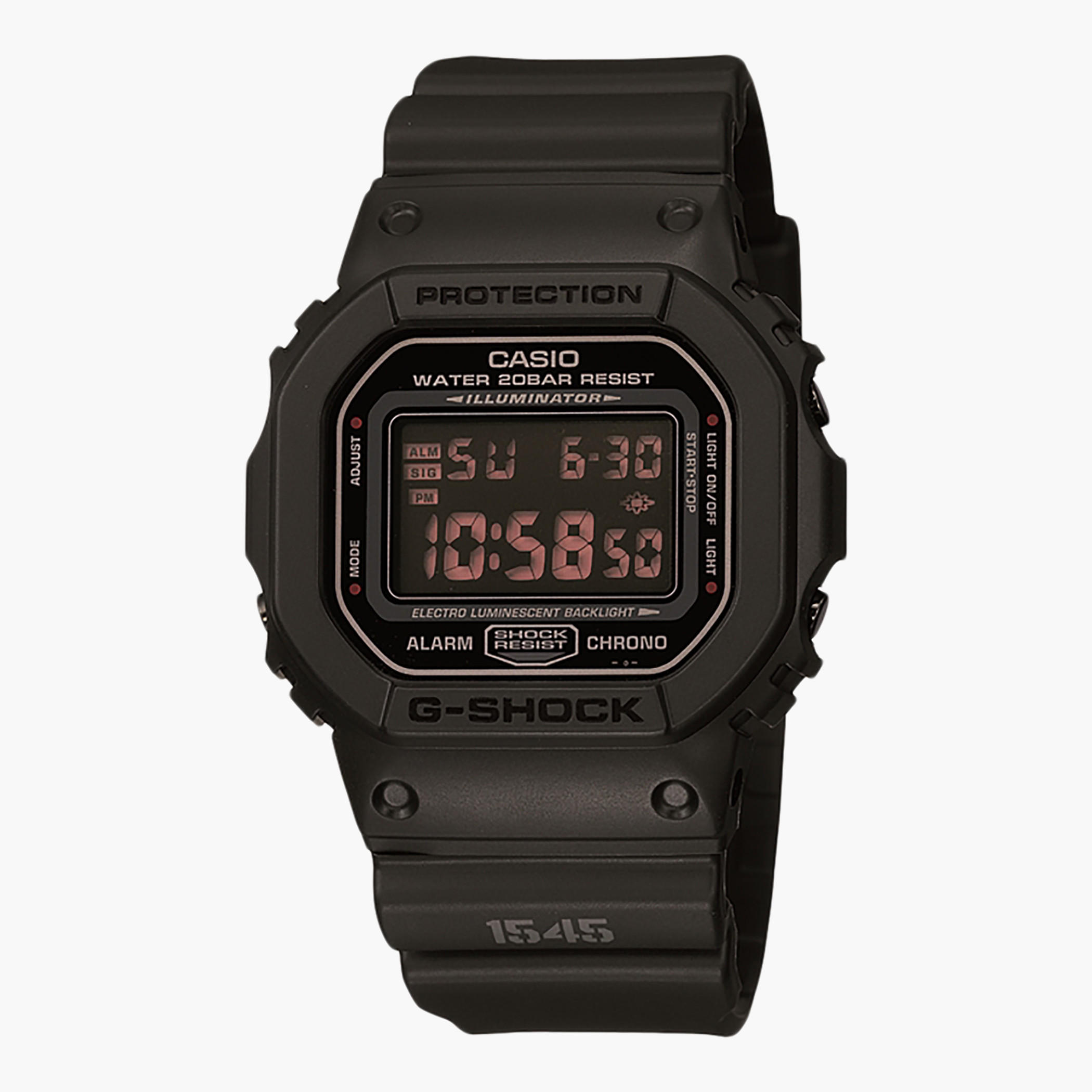 DW-5600MS-1DR- راقب حزام راتنج رقميّة أسود ملك الرجال -men-watchesandjewellery-watches-image-1