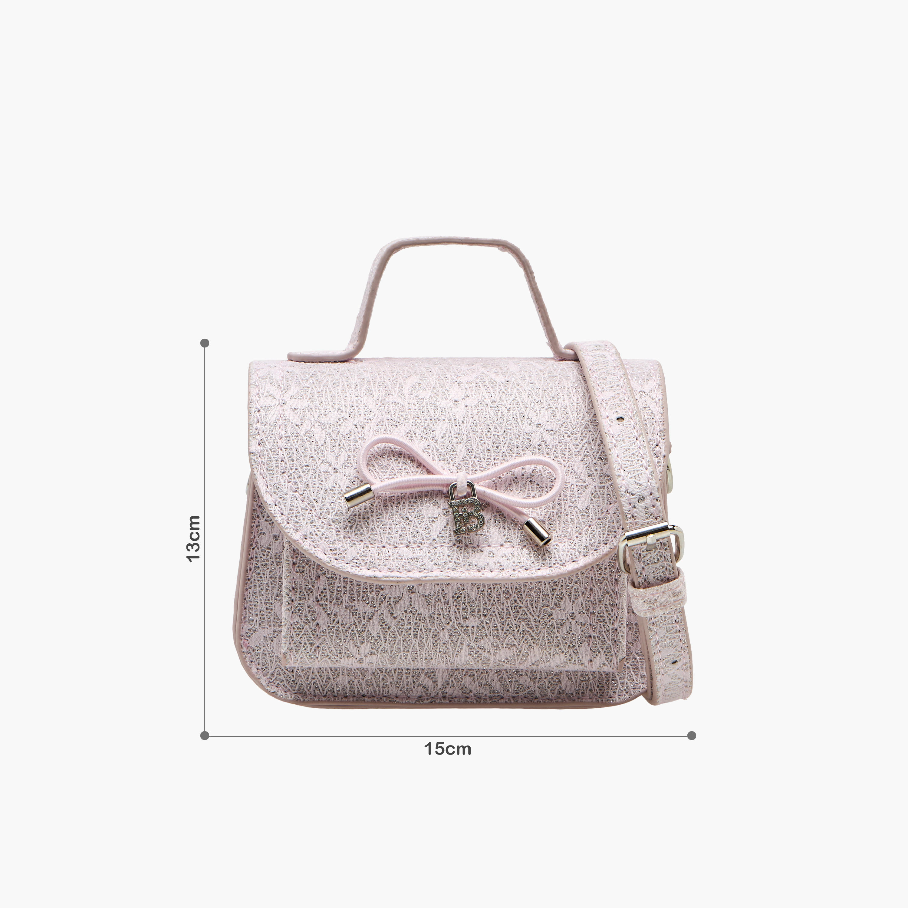 Flora Bella Bow Accent Crossbody Bag with Detachable Strap-girls-accessories-bags-image-2