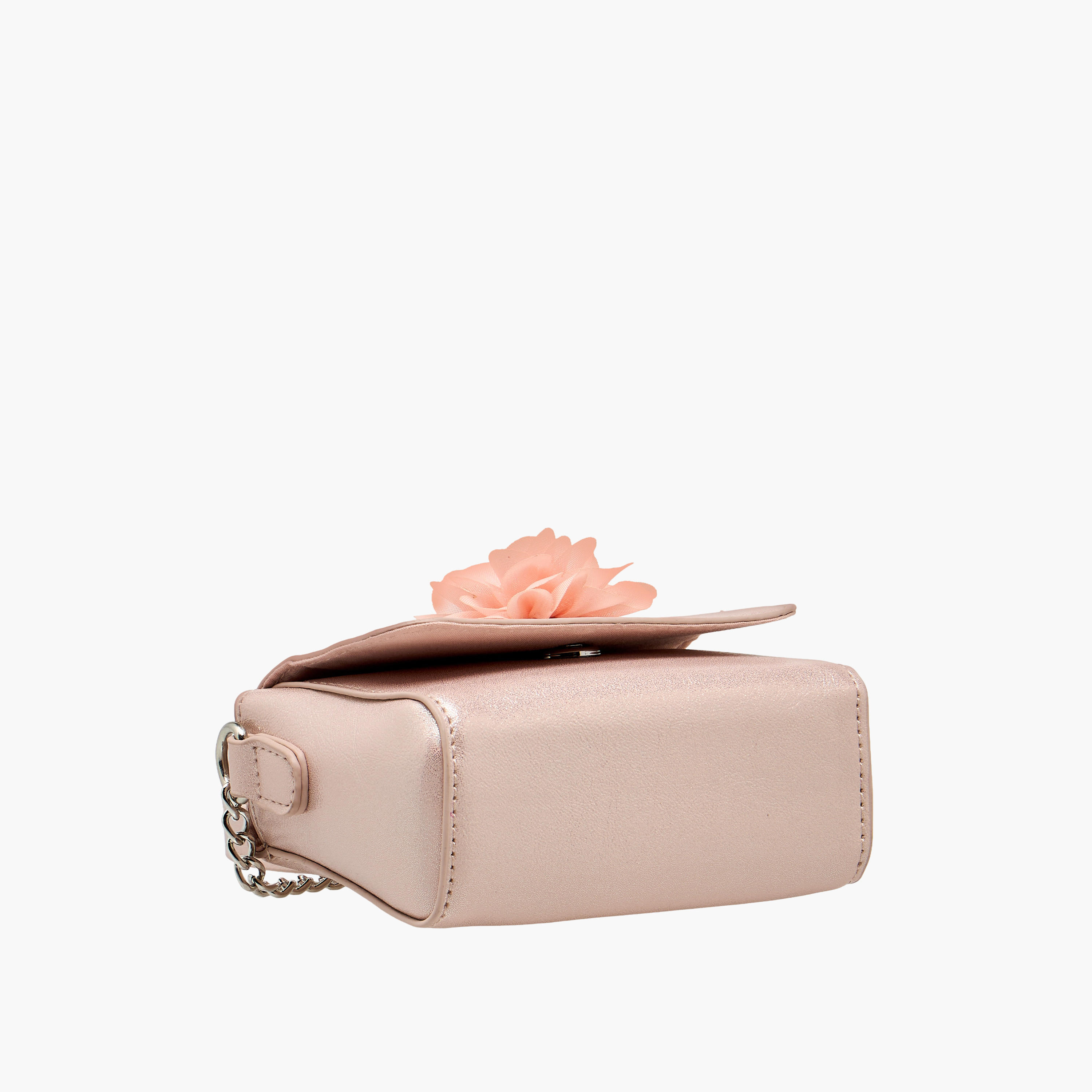 Flora Bella Floral Accent Crossbody Bag with Chain Strap-girls-accessories-bags-image-7