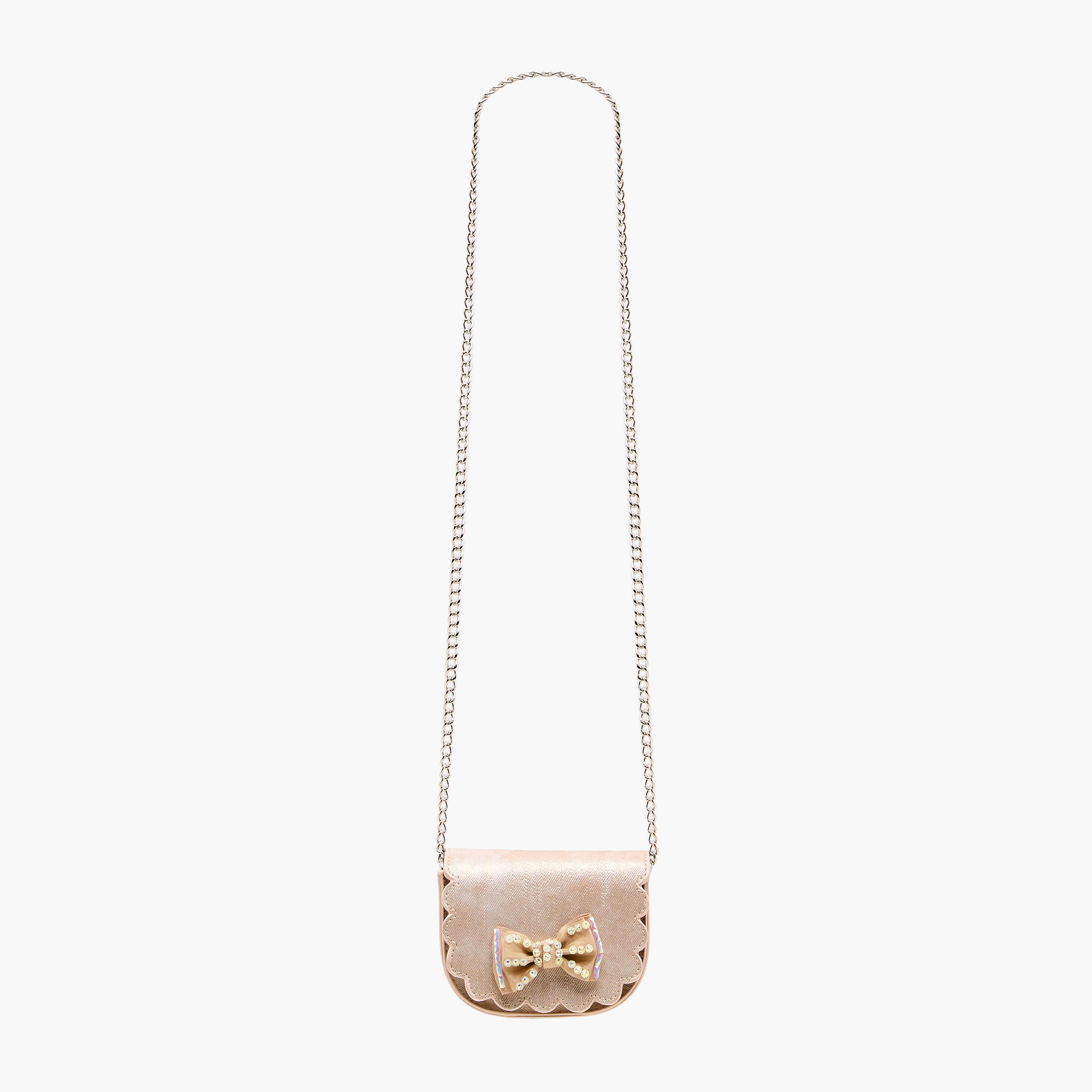 Flora Bella Scallop Hem Crossbody Bag with Chain Strap-girls-accessories-bags-image-3