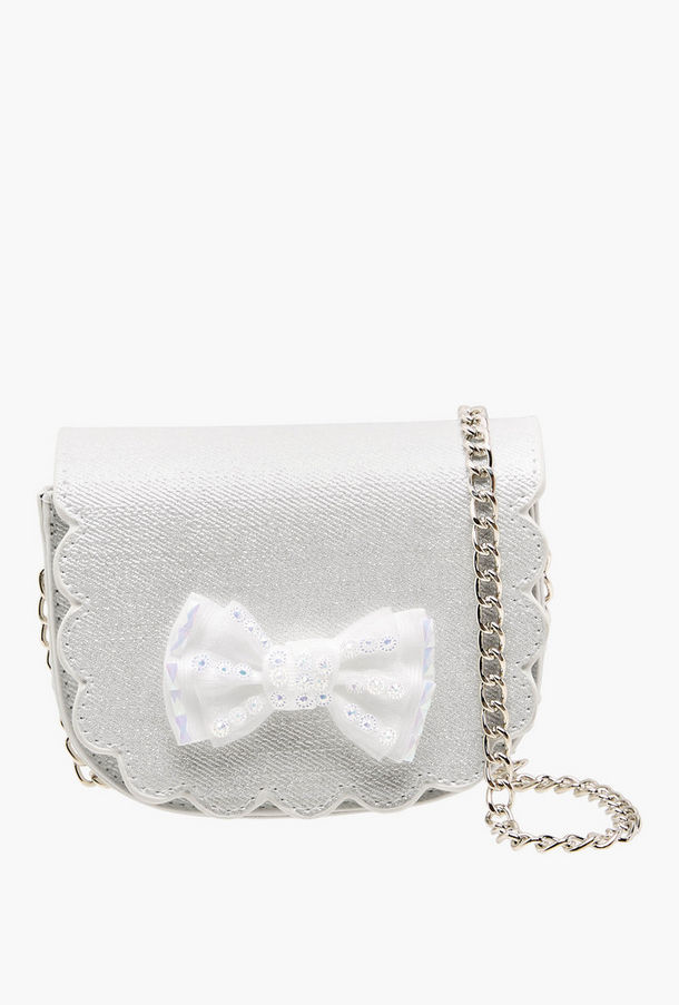 Flora Bella Scallop Hem Crossbody Bag with Chain Strap-girls-accessories-image-1