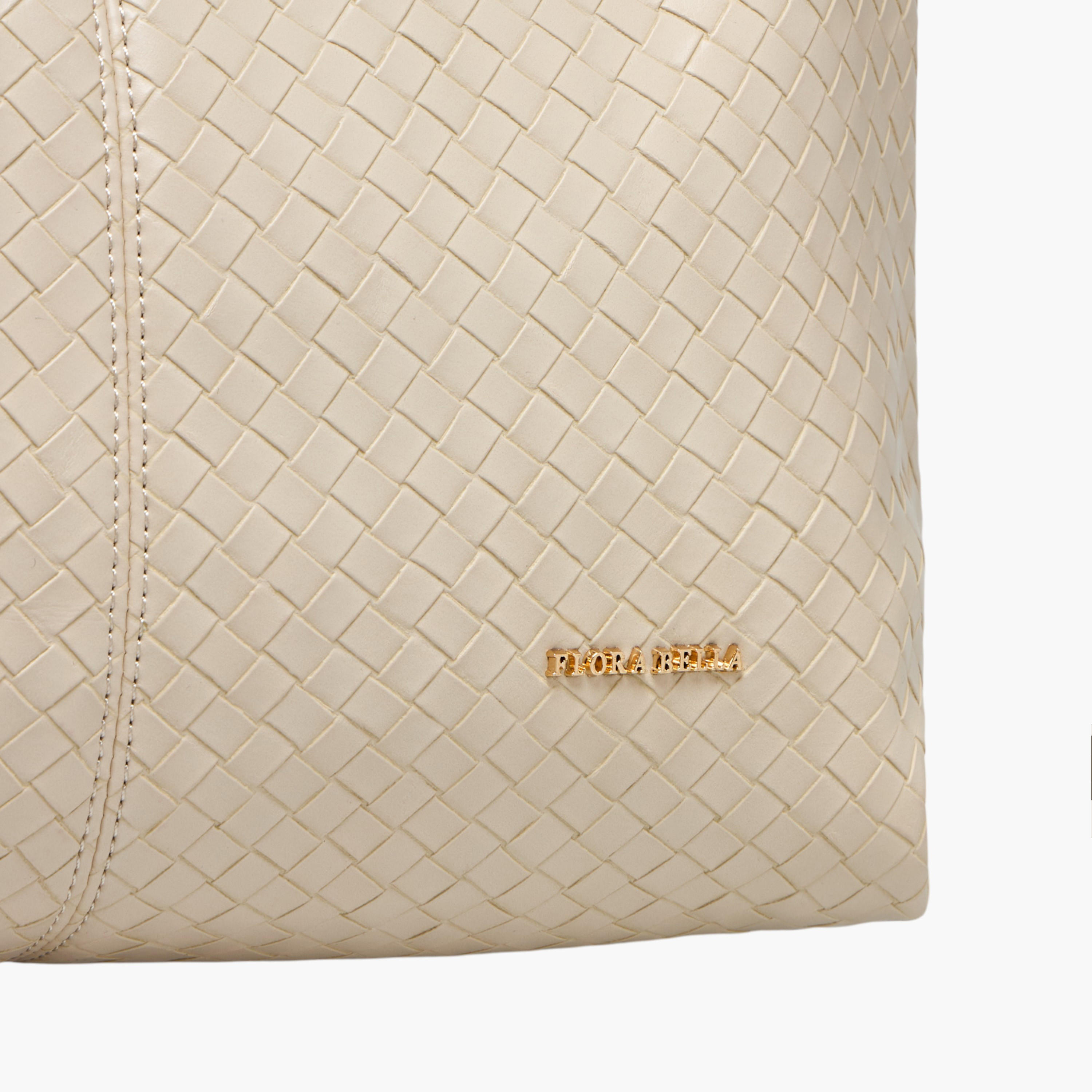 شنطة هوبو بارزة الملمس بمقبض وسحاب إغلاق من فلورا بيلا-women-bagsandwallets-handbags-image-4