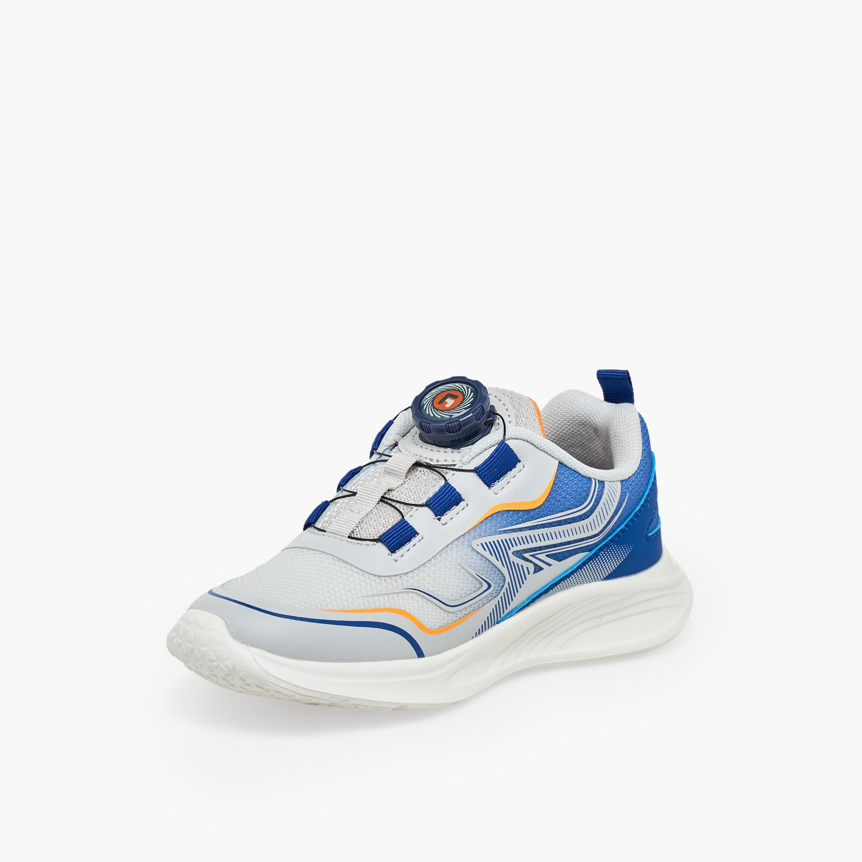 حذاء رياضي بإبزيم دوار للأولاد من كابا-boys-shoes-sports-image-4