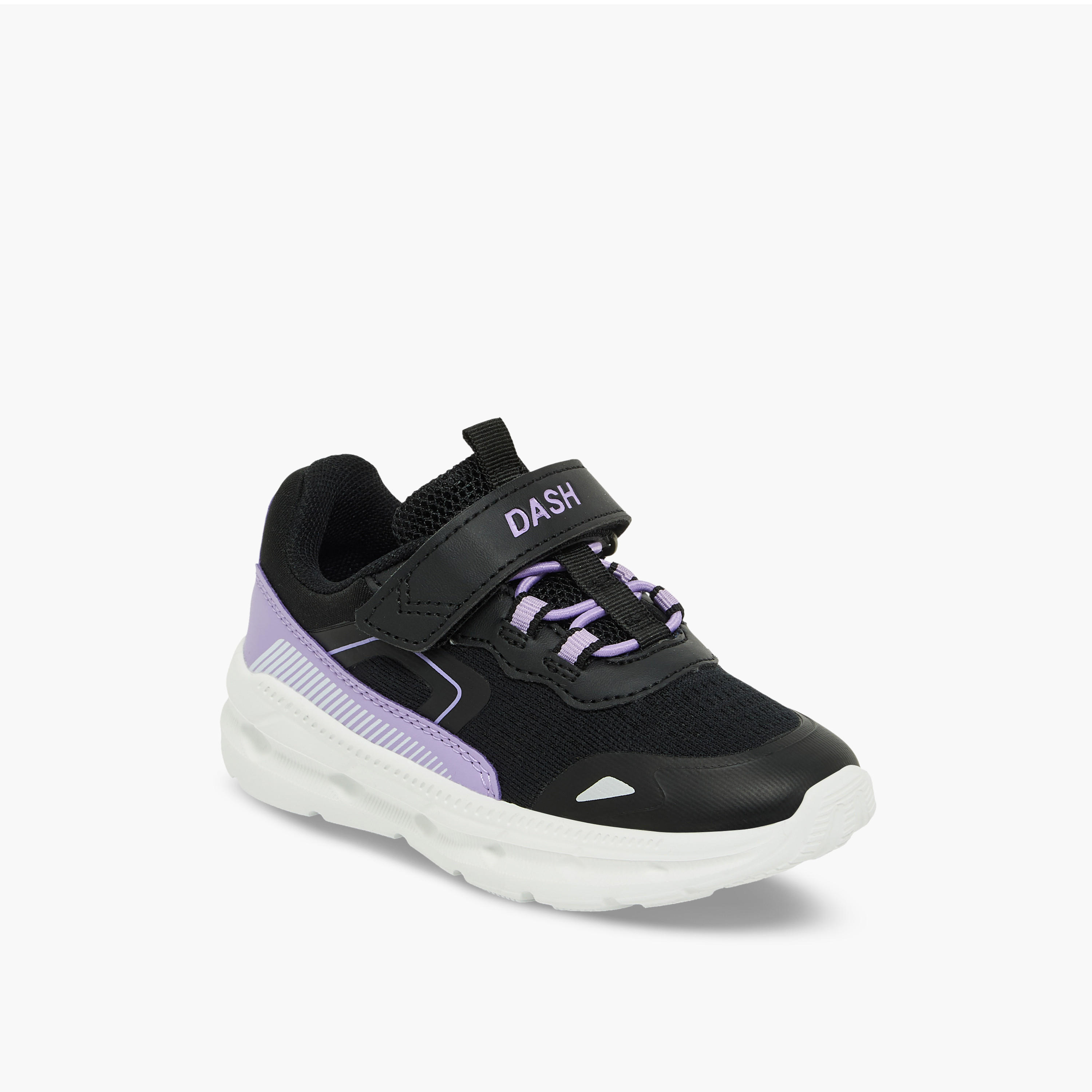 حذاء رياضي بشريط لاصق وقوالب ملونة للبنات من داش-girls-shoes-sneakers-image-2