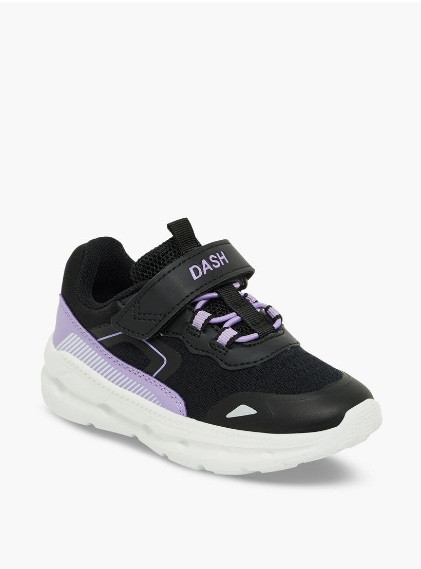 حذاء رياضي بشريط لاصق وقوالب ملونة للبنات من داش-girls-shoes-sneakers-image-2