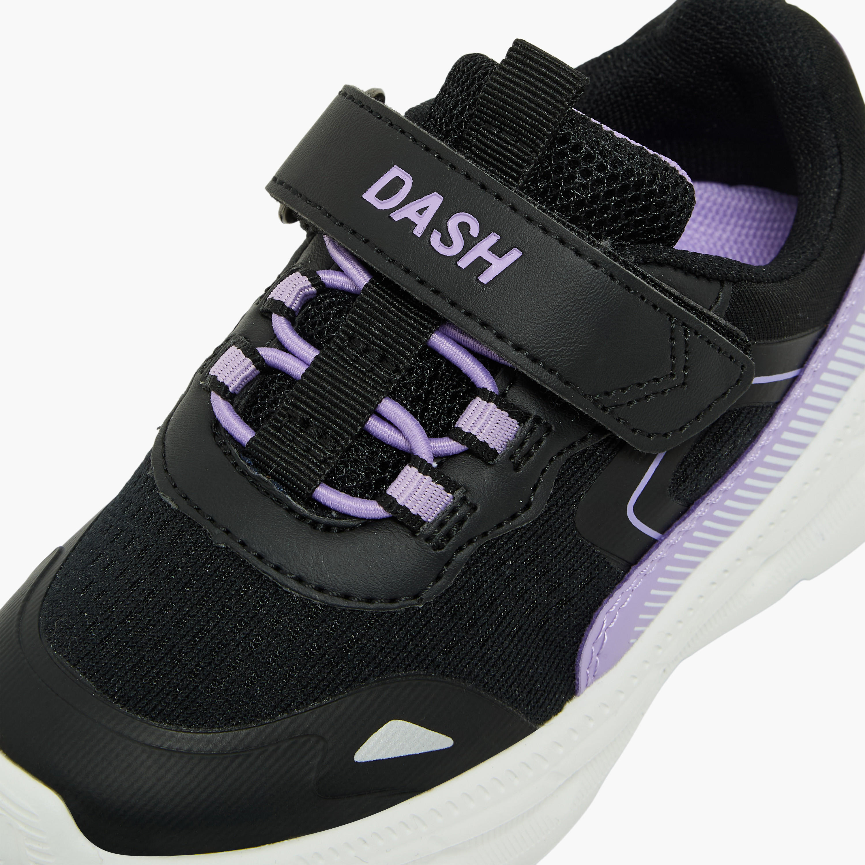 حذاء رياضي بشريط لاصق وقوالب ملونة للبنات من داش-girls-shoes-sneakers-image-7