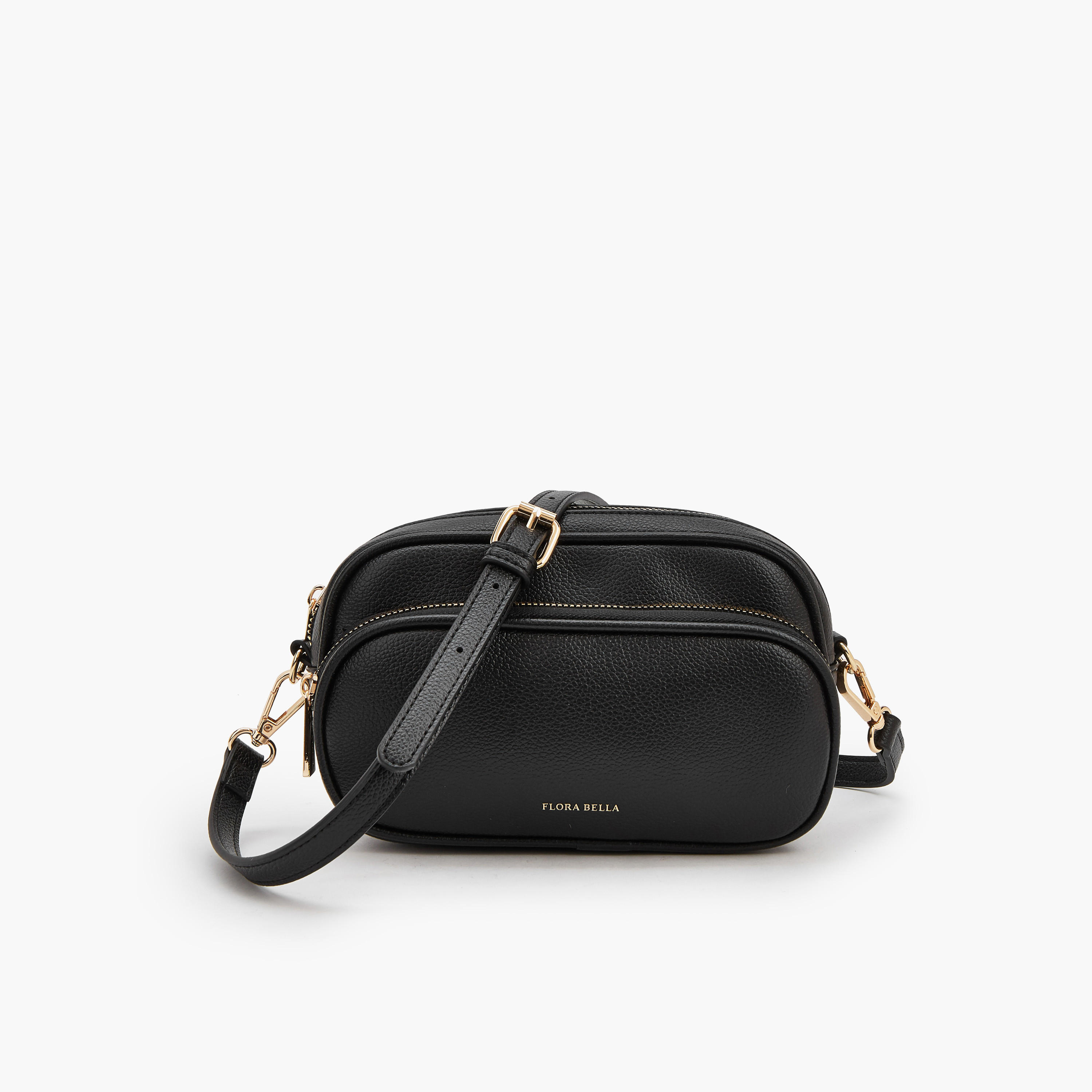 Flora Bella Solid Crossbody Bag with Detachable Strap-women-bagsandwallets-handbags-image-1
