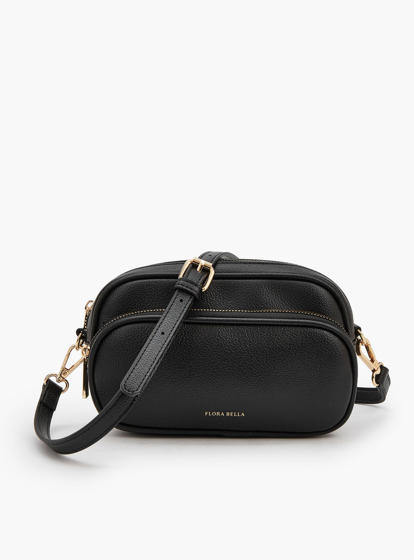 Flora Bella Solid Crossbody Bag with Detachable Strap-women-bagsandwallets-handbags-image-1