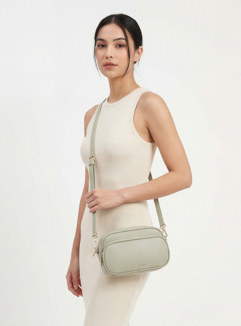 شنطة كروس بودي سادة بحزام قابل للفصل من فلورا بيلا-women-bagsandwallets-handbags-image-2