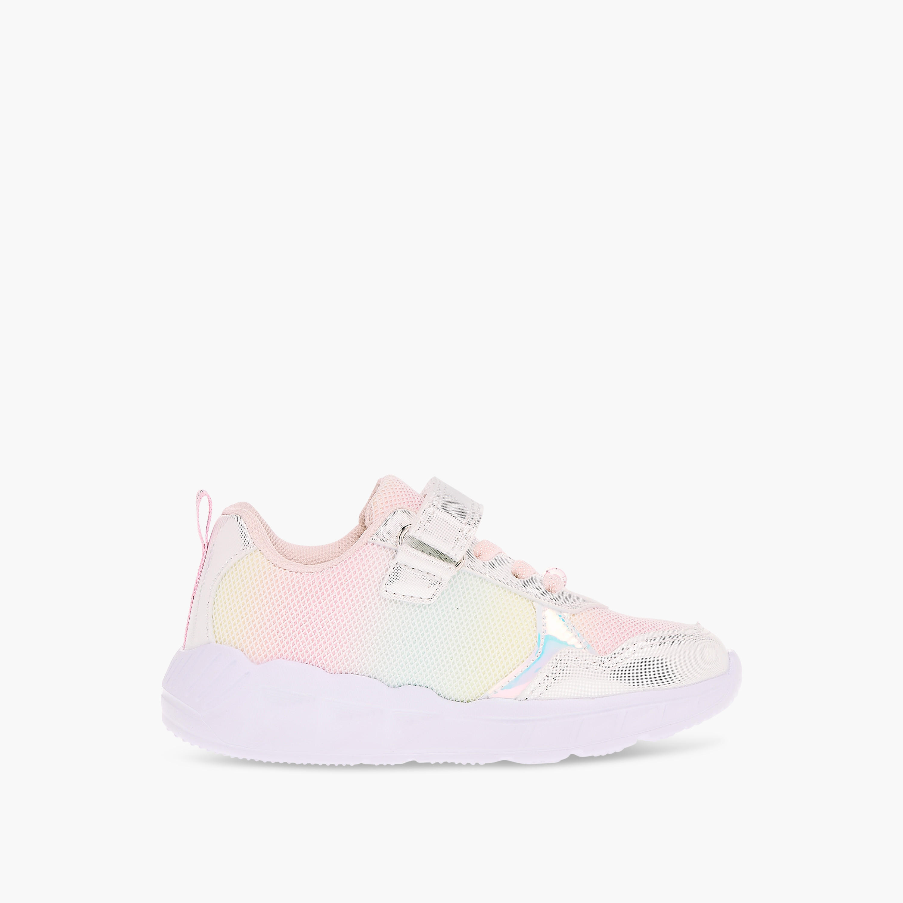 حذاء سنيكرز مضيء بشريط إغلاق وألواح من جونيورز-girls-shoes-sneakers-image-3