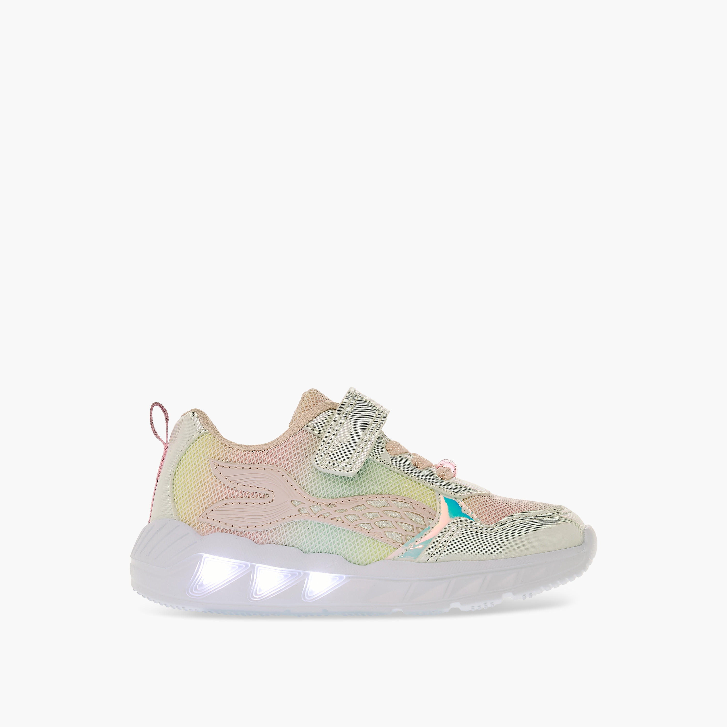 حذاء سنيكرز مضيء بشريط إغلاق وألواح من جونيورز-girls-shoes-sneakers-image-6
