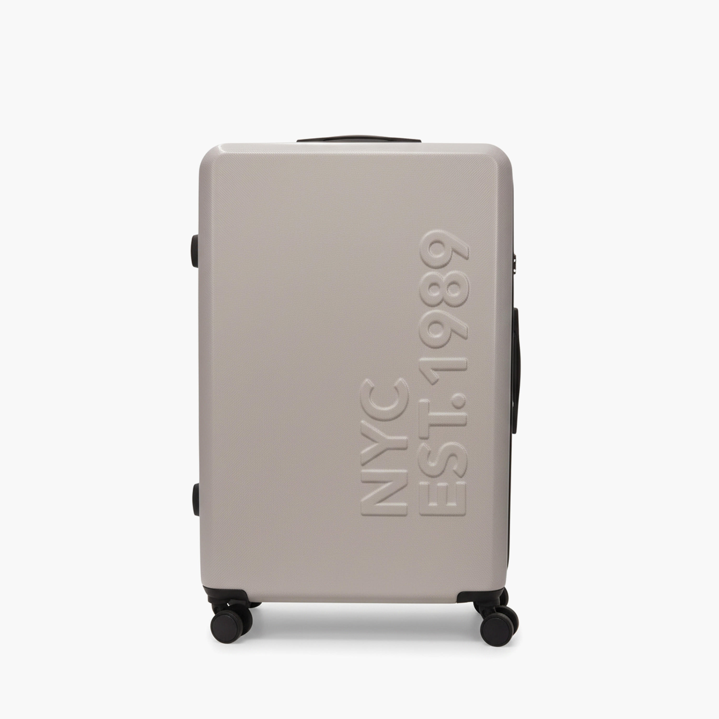 شنطة ترولي صلبة بنقوش شعار ومقبض قابل للسحب من دكني - 24 بوصة للشحن-travel-luggagesandbags-luggage-image-2