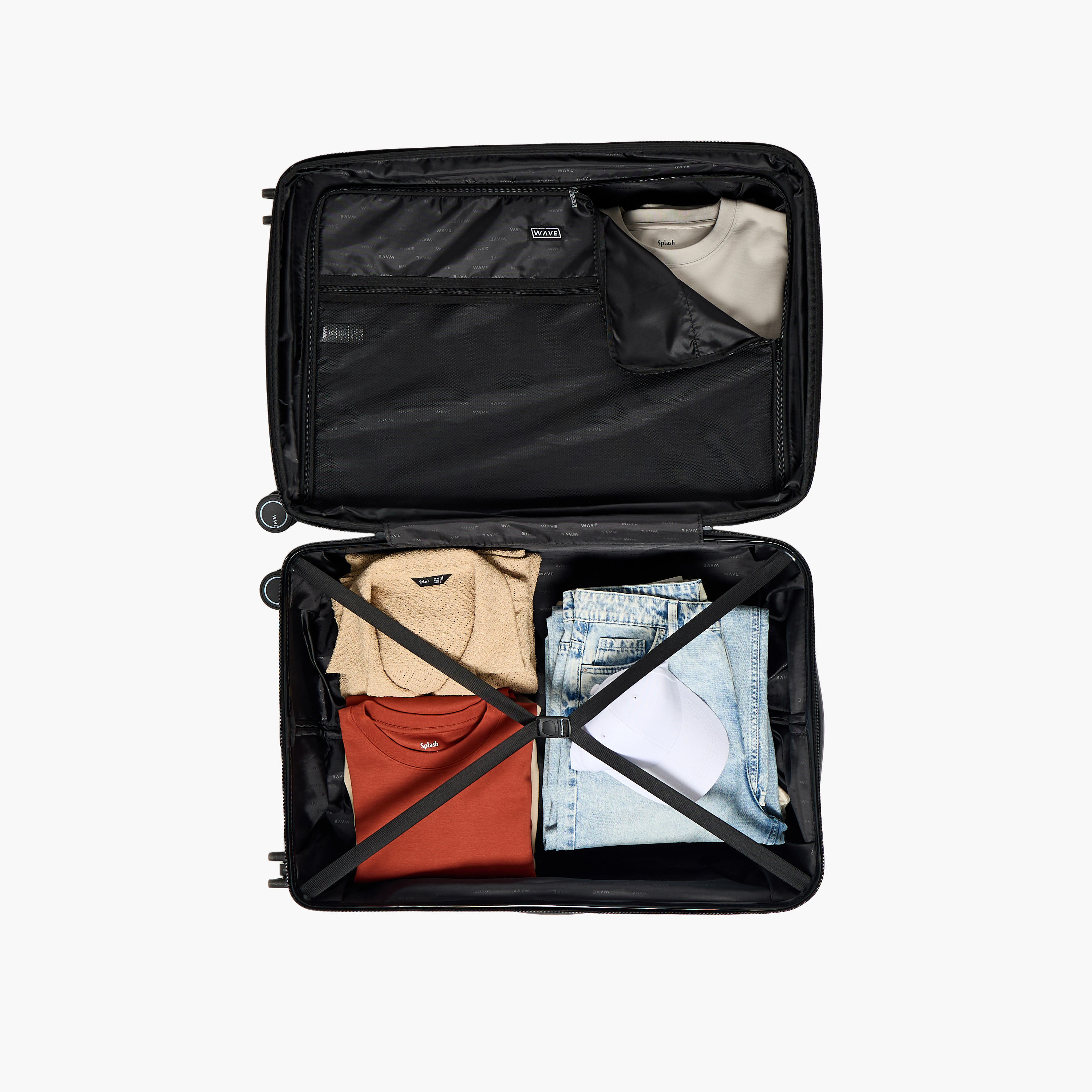 شنط سفر صلبة بارزة الملمس بمقبض قابل للسحب قطعتين من ويف-travel-luggagesandbags-luggage-image-2