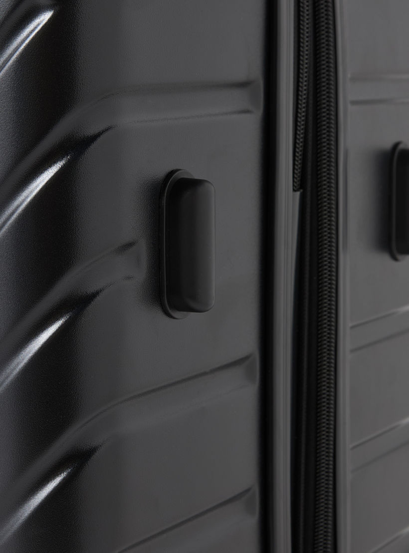 Oaklan by Shoexpress Textured Hardcase Luggage Trolley with Retractable Handle-travel-luggagesandbags-luggage-image-13